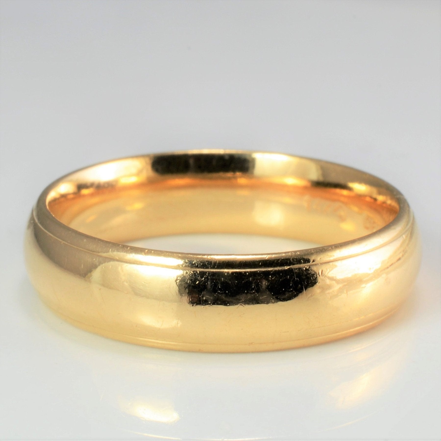 'Birks' Yellow Gold Wedding Band | SZ 11.5 | - 100 Ways