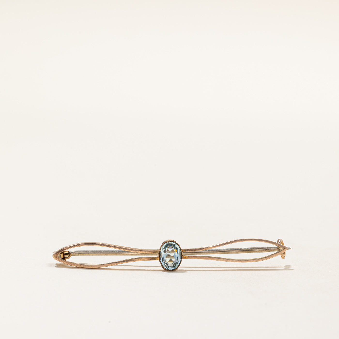 Vintage Paste Glass Brooch | 0.65ct |