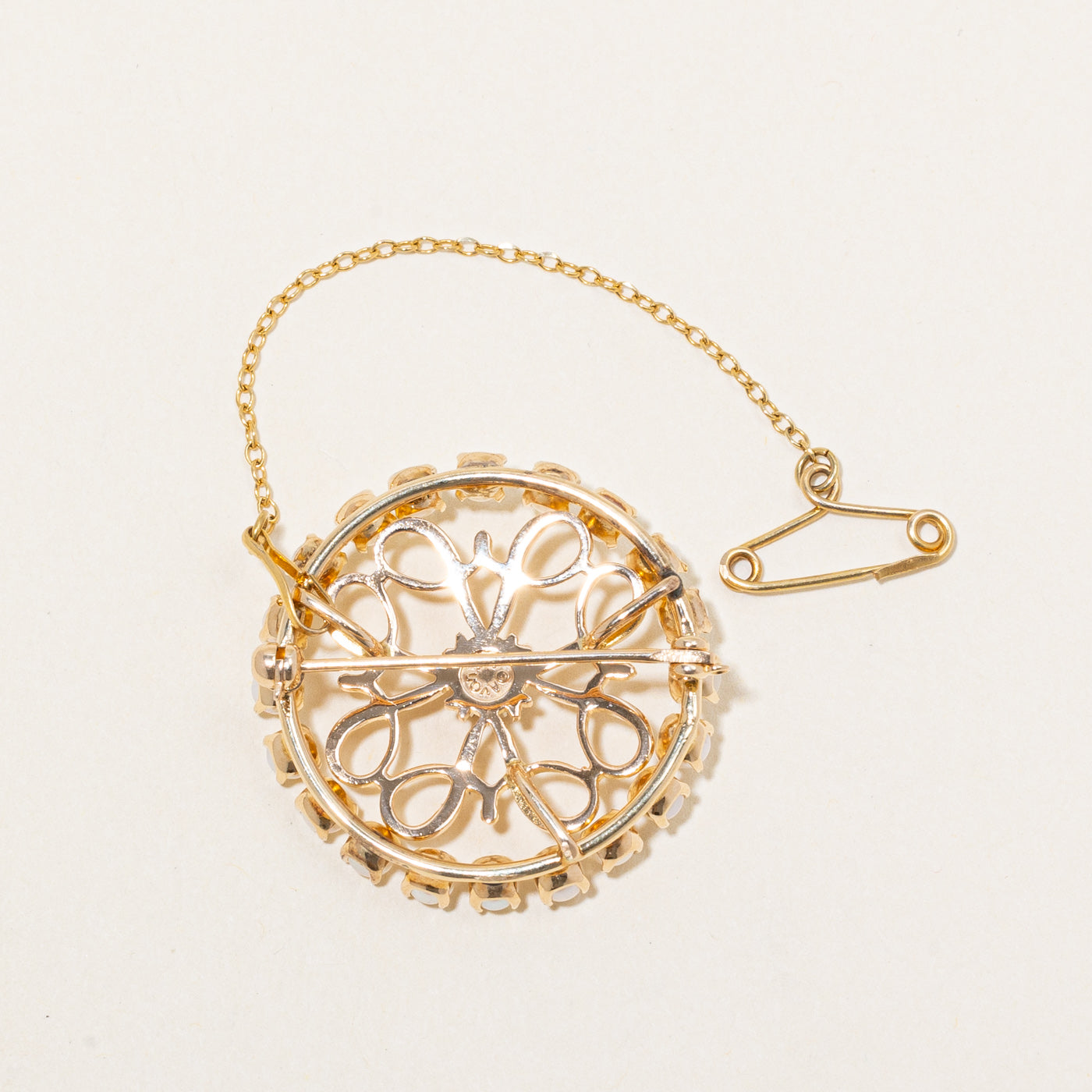 Diamond & Pearl Brooch | 0.12ct |
