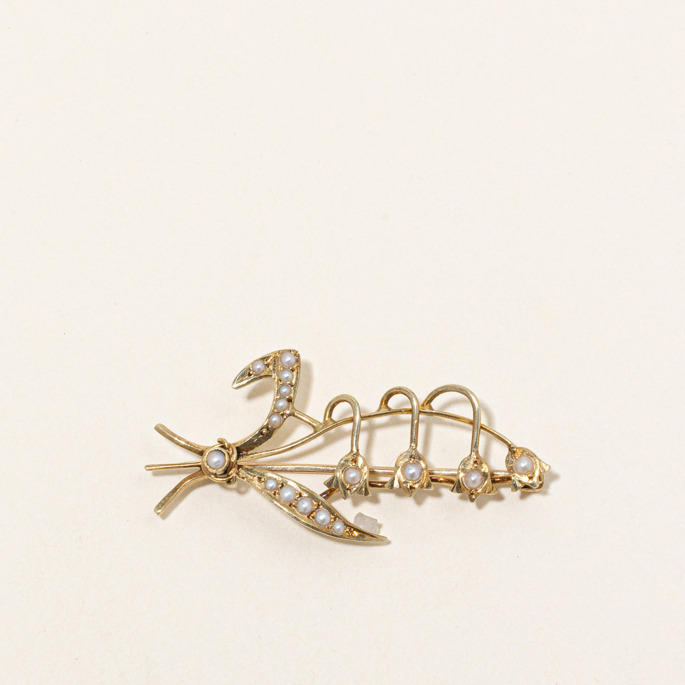 Vintage 'BIRKS' Pearl Brooch