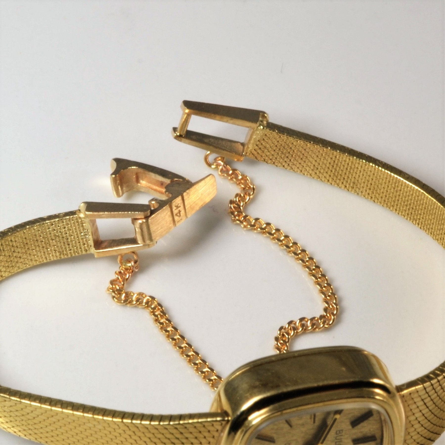 'Bulova' 14k Yellow Gold Watch | 6.5" | - 100 Ways