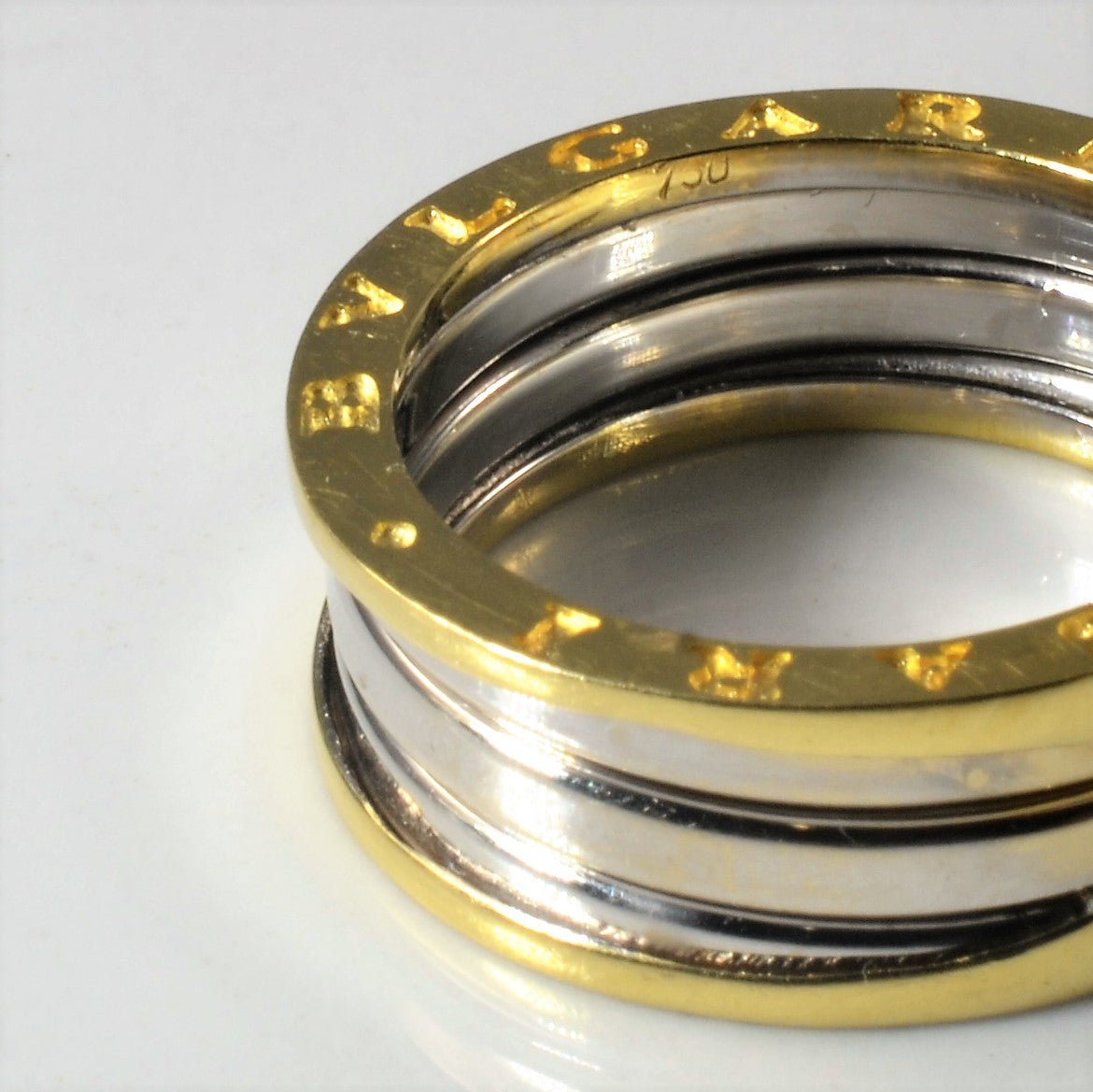 'BVLGARI' B.zero1 Two Tone Ring - 100 Ways