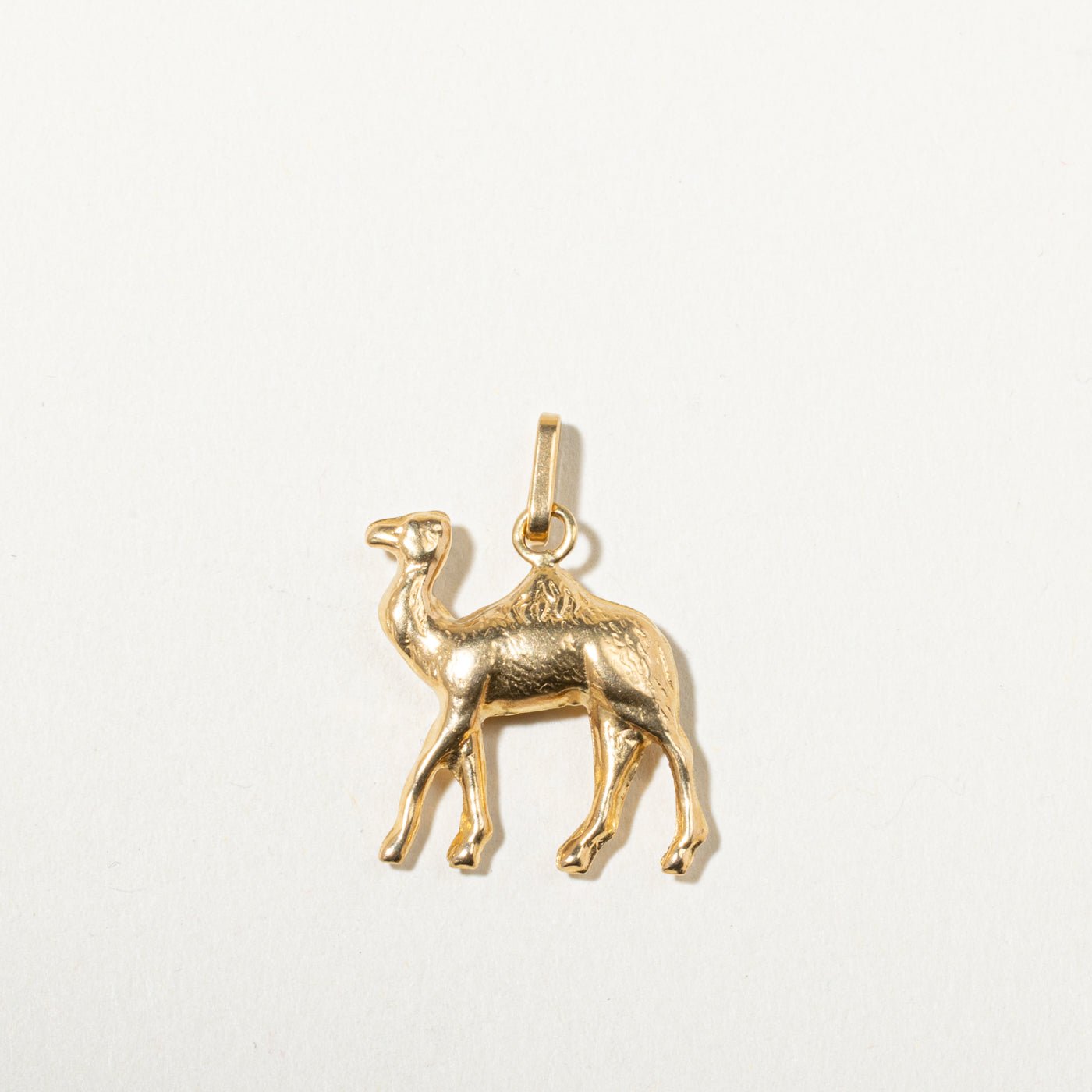 Italian Yellow Gold Camel Charm