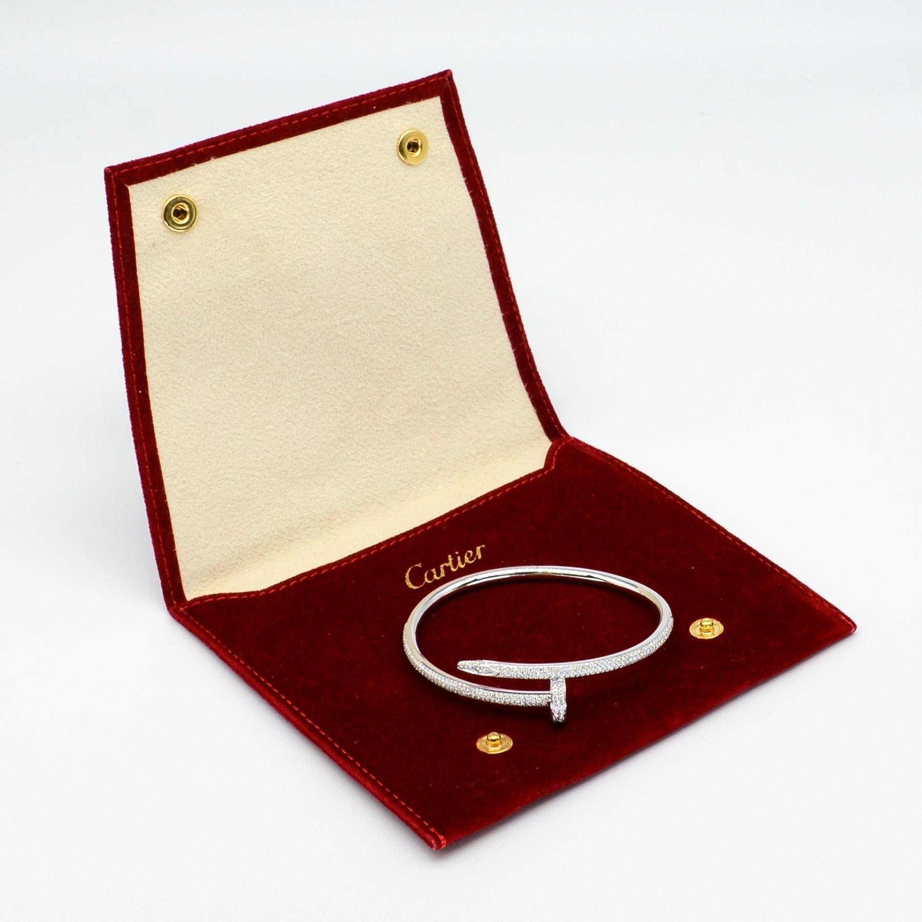 'Cartier' Juste Un Clou Diamond Bracelet - 100 Ways
