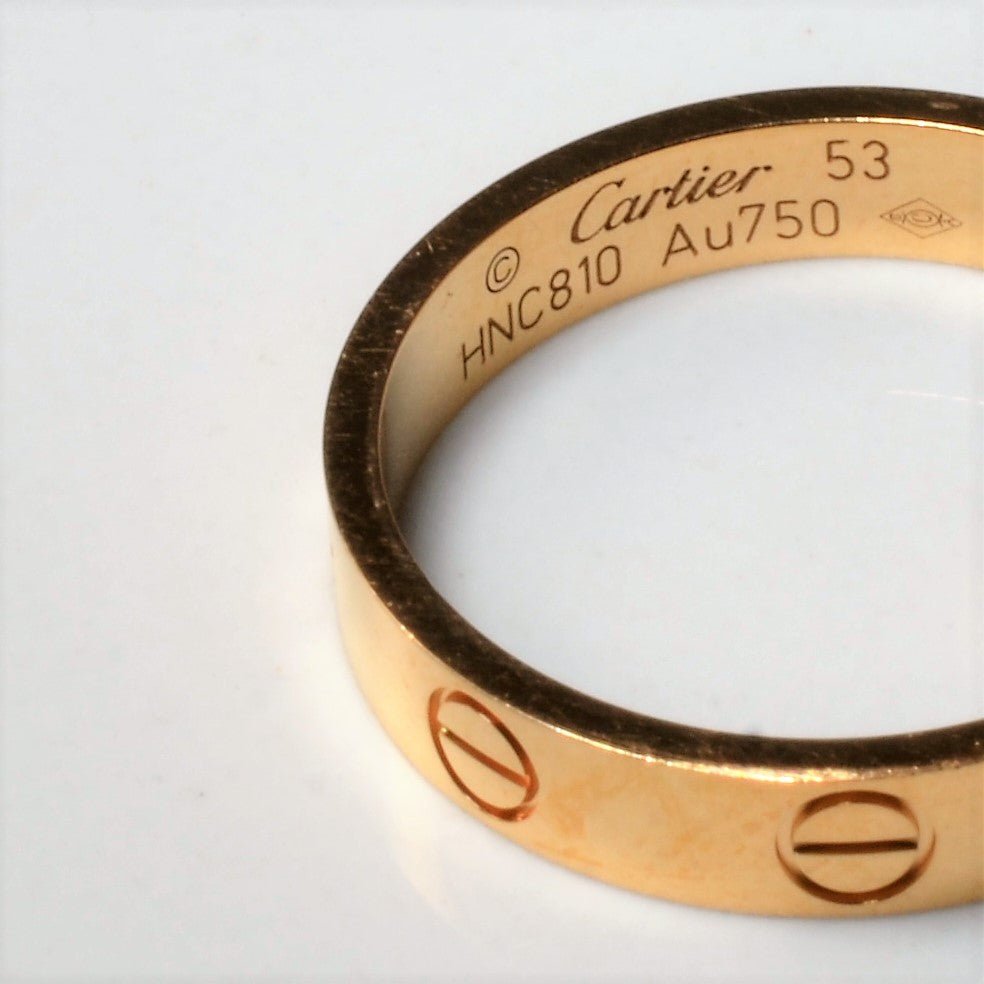 'Cartier' Love Ring | SZ 6.5 | - 100 Ways