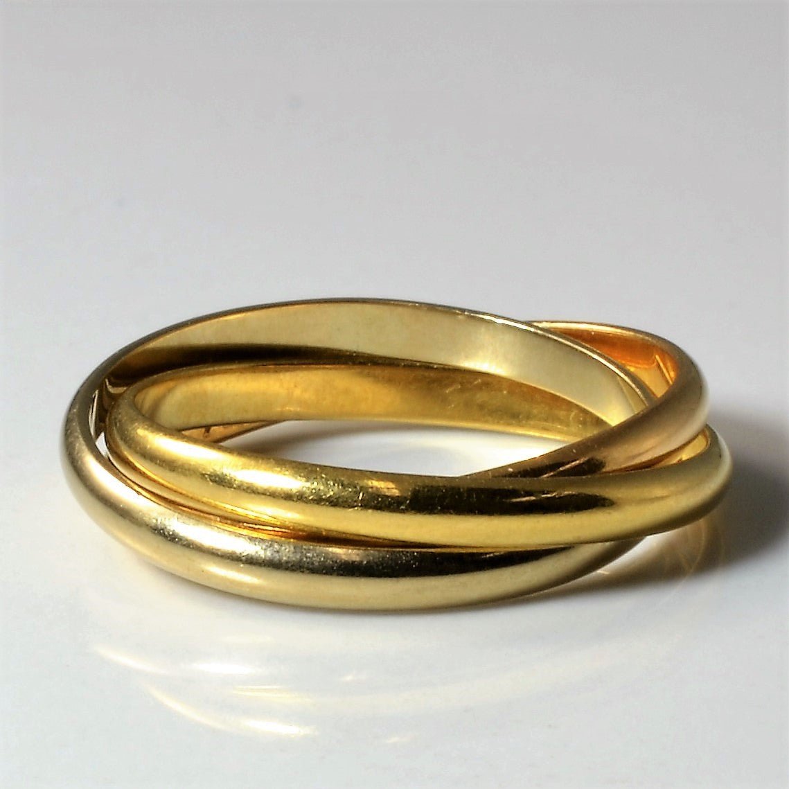 'Cartier' Vintage Les Must de Cartier Tri Color Trinity Band | SZ 4.25 - 100 Ways