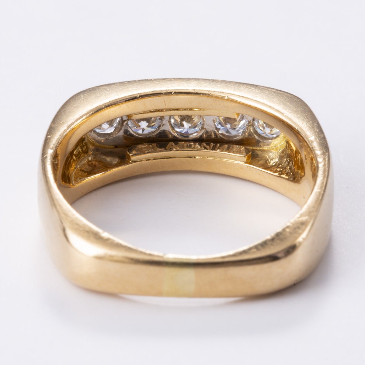 'Cavelti' 18k Yellow Gold Diamond Ring | 0.38ctw | Sz 6 - 100 Ways