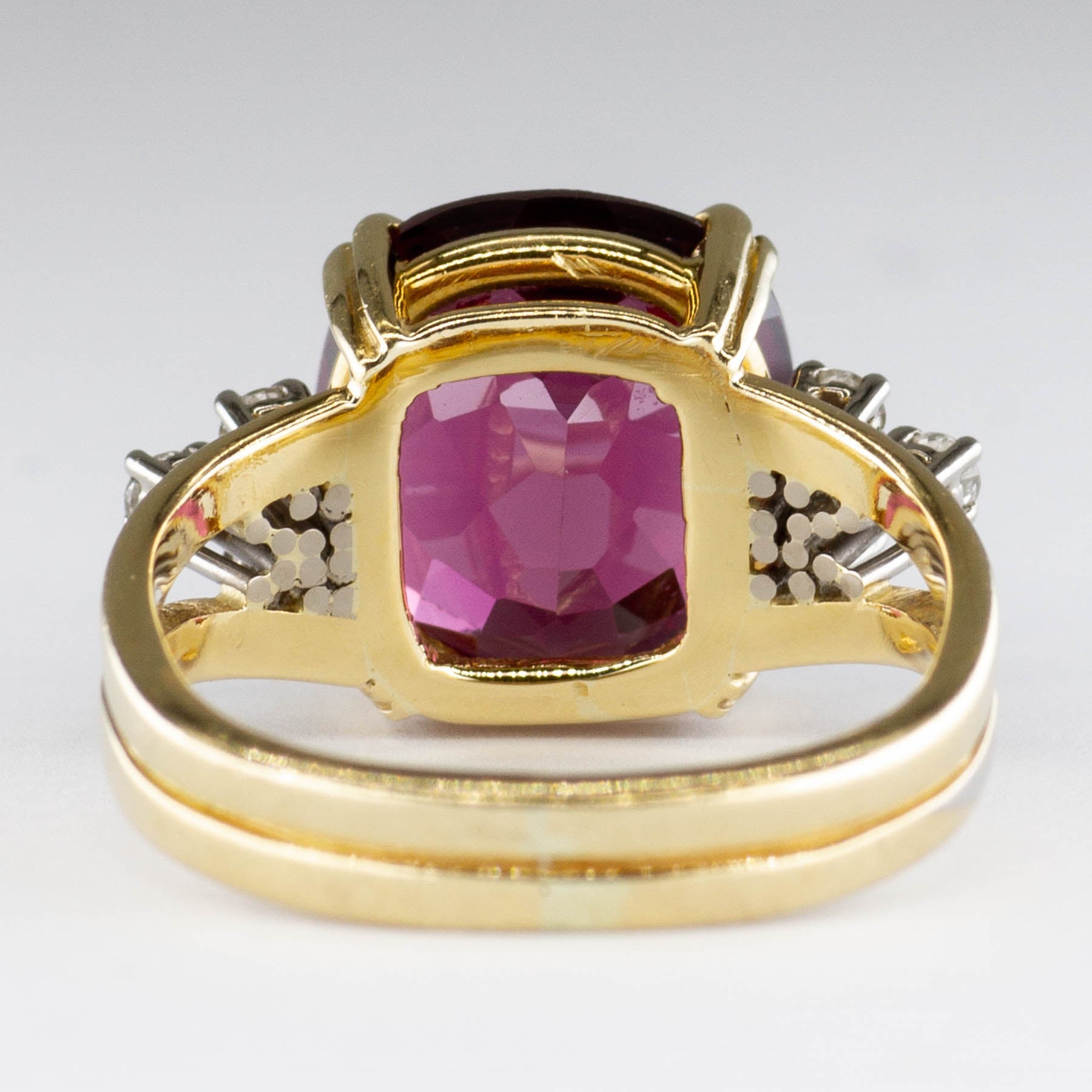 'Cavelti' Garnet and Diamond Ring | 6.15ct | 0.15ctw | SZ 5.75 - 100 Ways