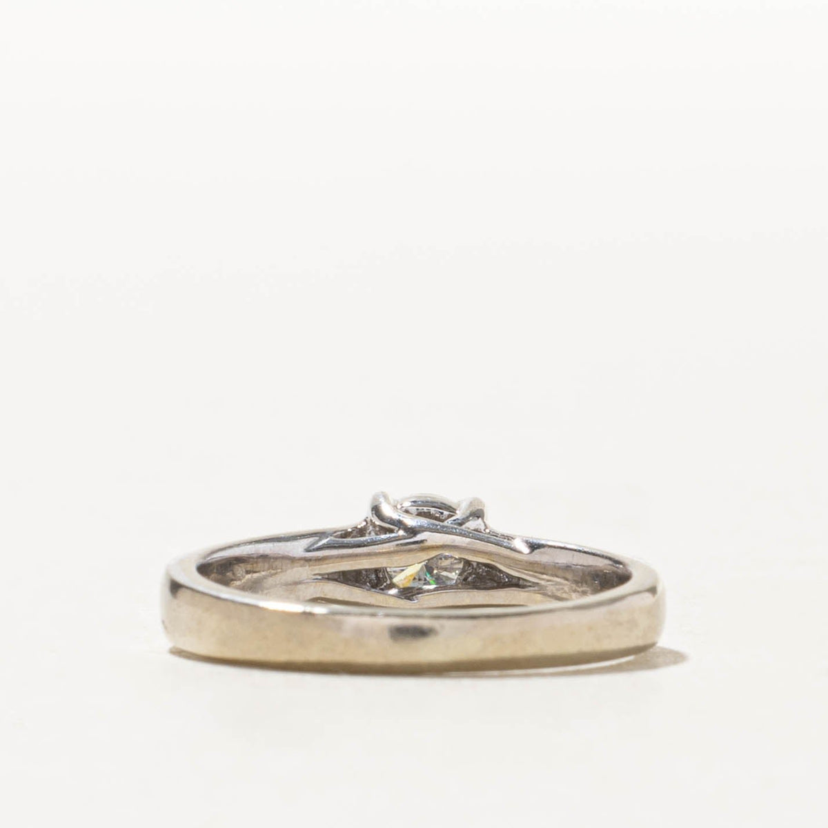 14k Solitaire Canadian Diamond Engagement Ring | 0.38ct | SZ 5