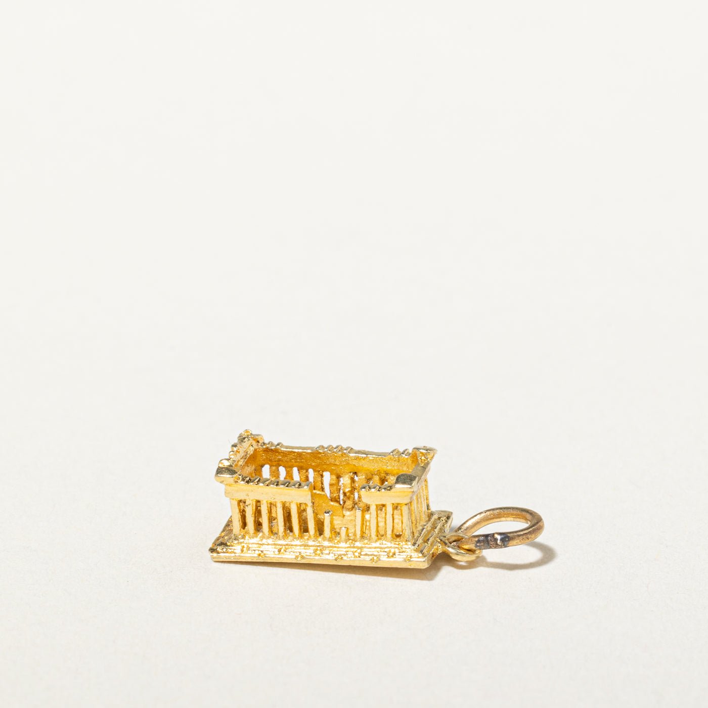 18k Yellow Gold Parthenon Charm