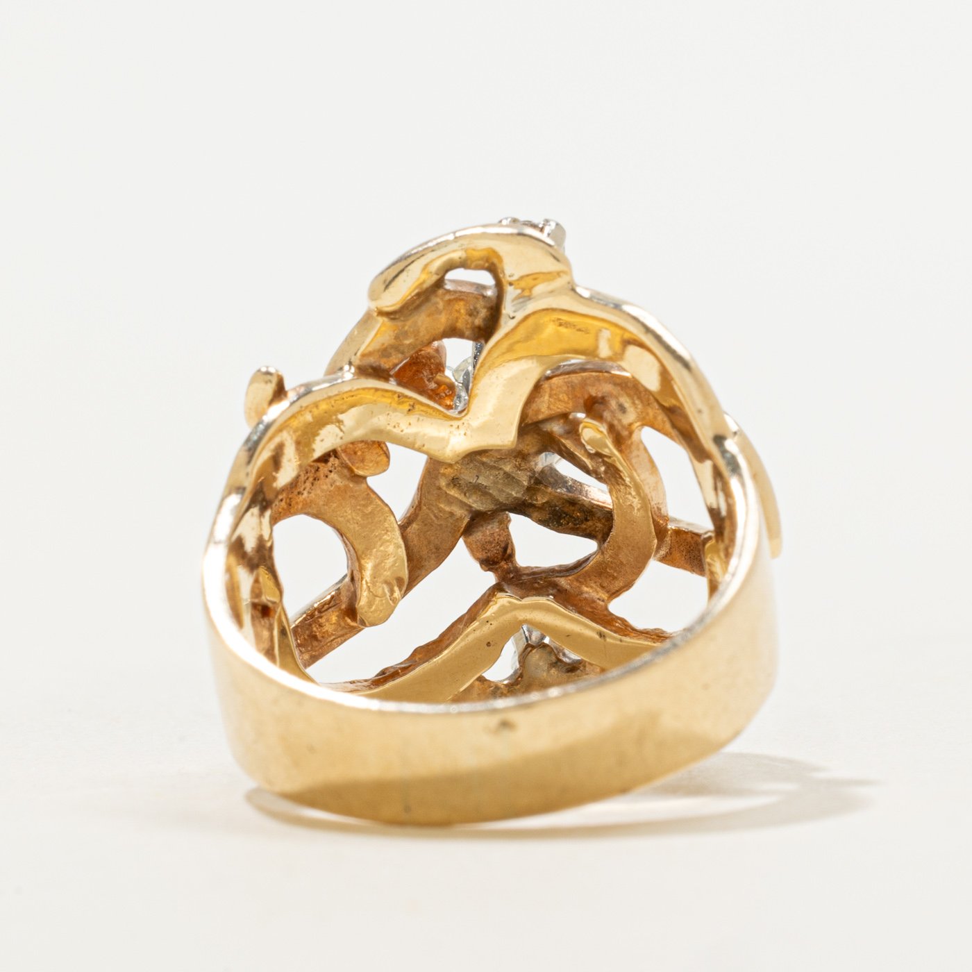 14K Ring with .35ct Diamond
