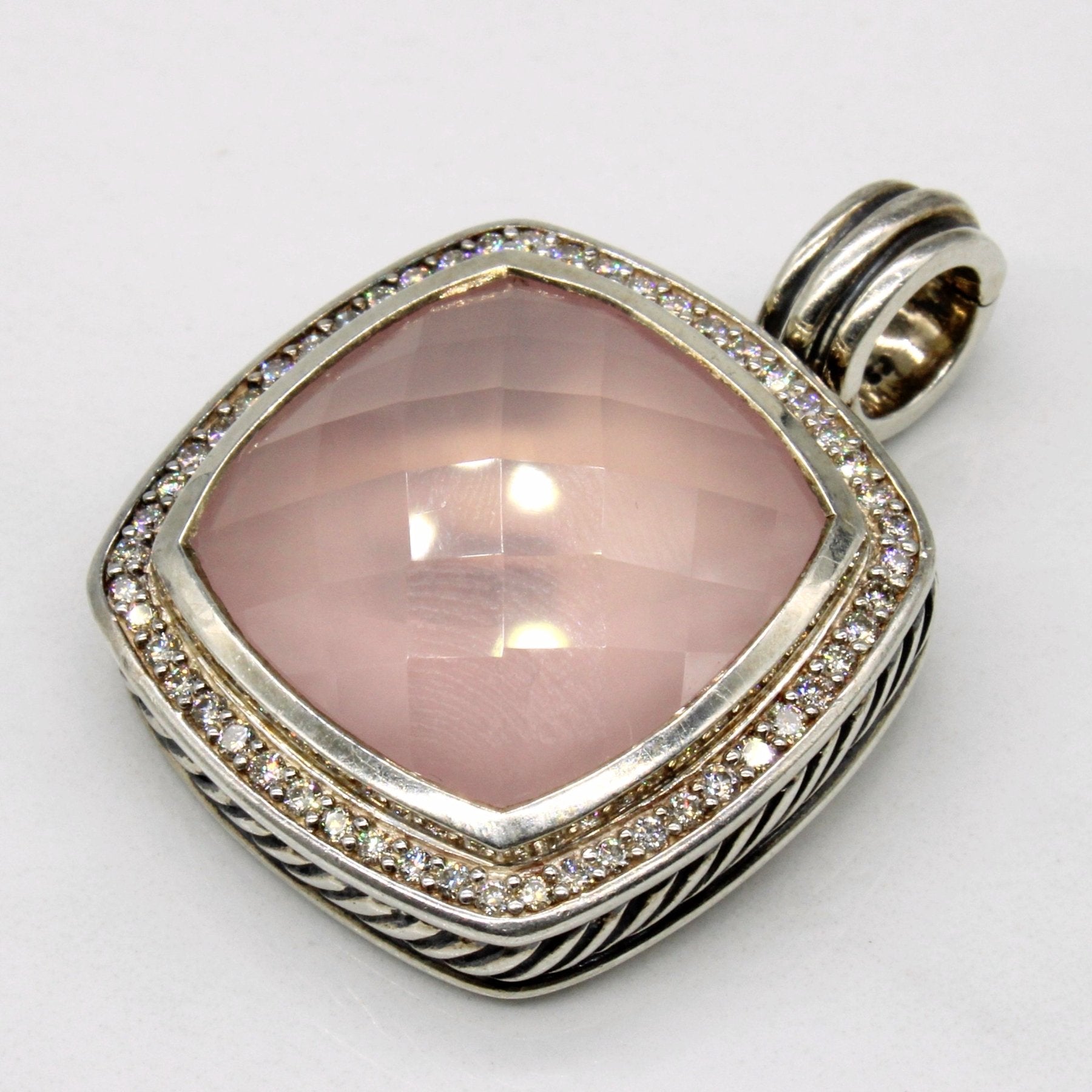 'David Yurman' Albion Cable Pendant | 30.00ct, 0.42ctw | - 100 Ways