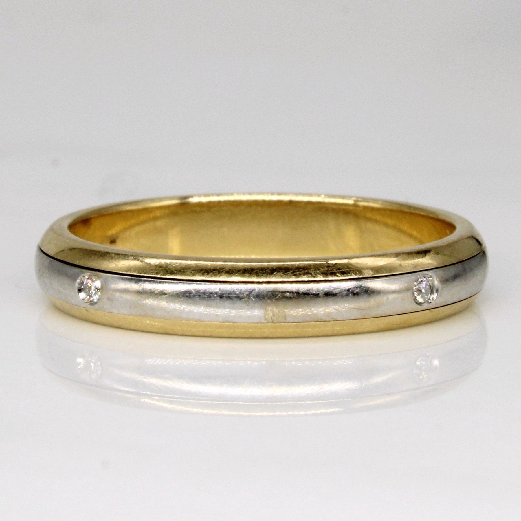'DD Cioielli' Diamond Spinning Ring | 0.04ctw | SZ 10.75 | - 100 Ways