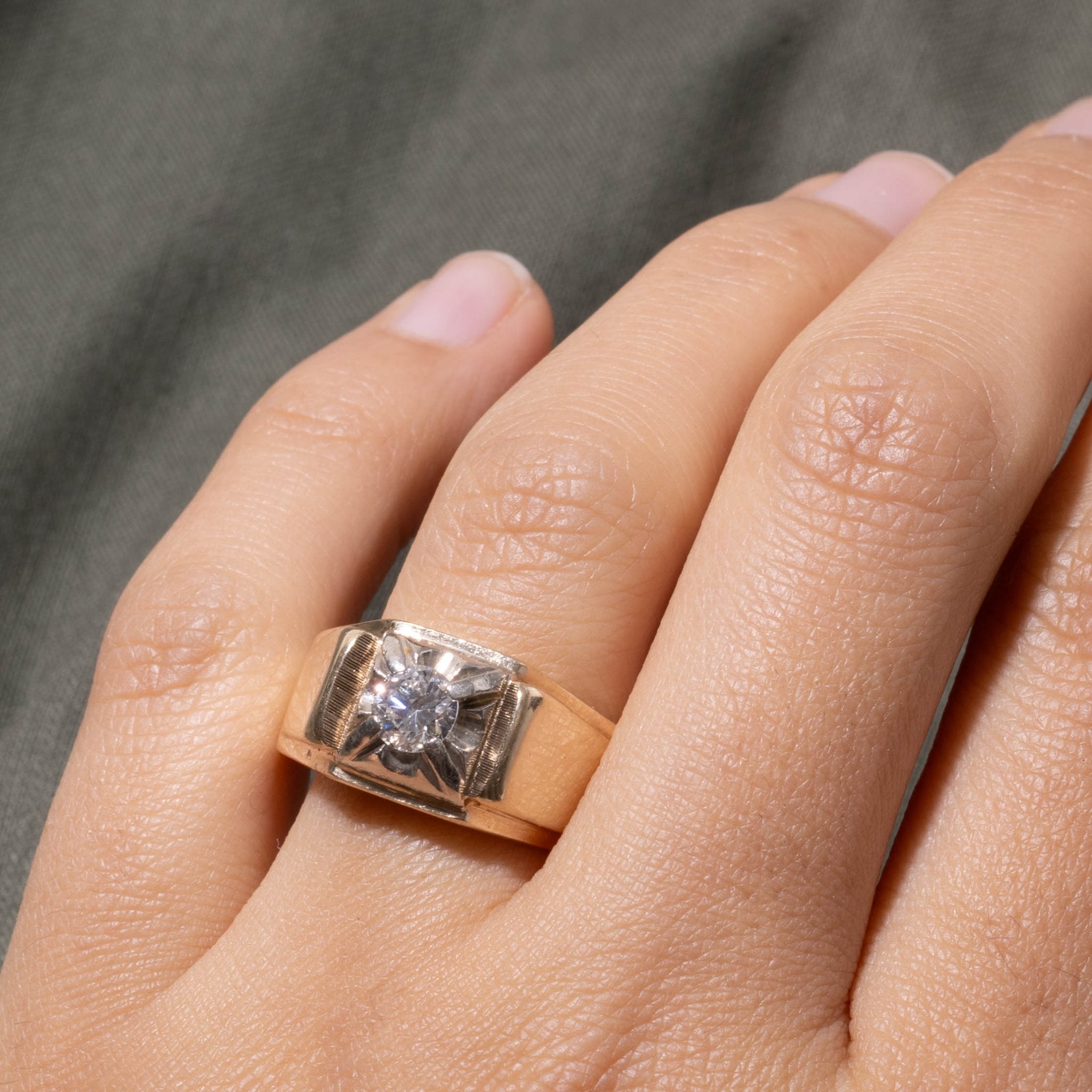10k Illusion Set Diamond Star Ring | 0.58ct | SZ 10