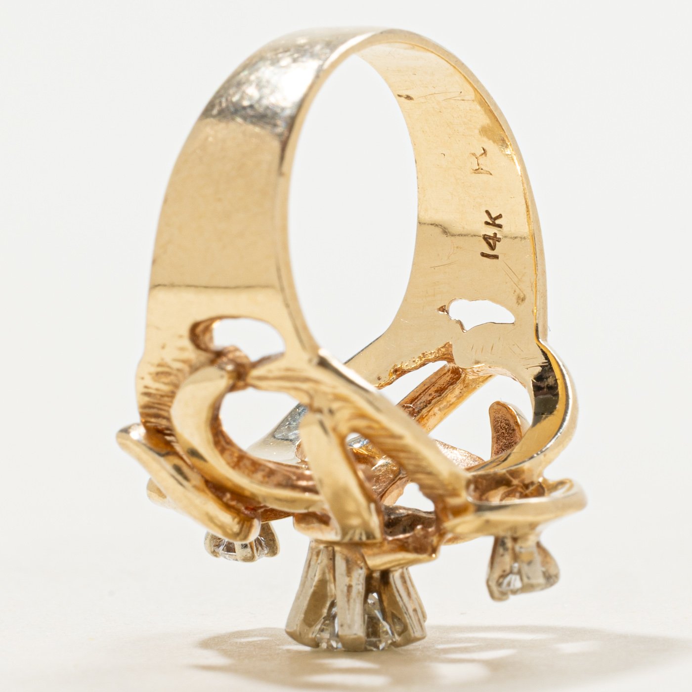 14K Ring with .35ct Diamond