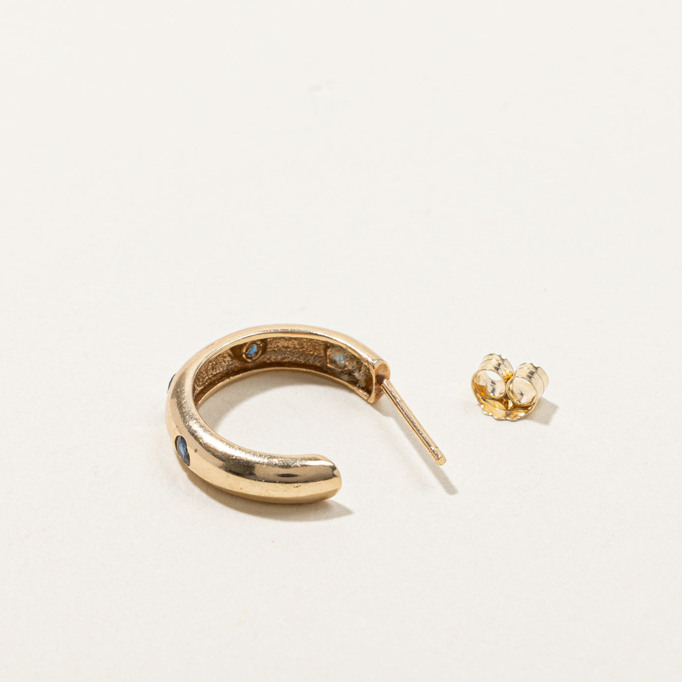 Sapphire Hoop Earrings | 0.18ctw |