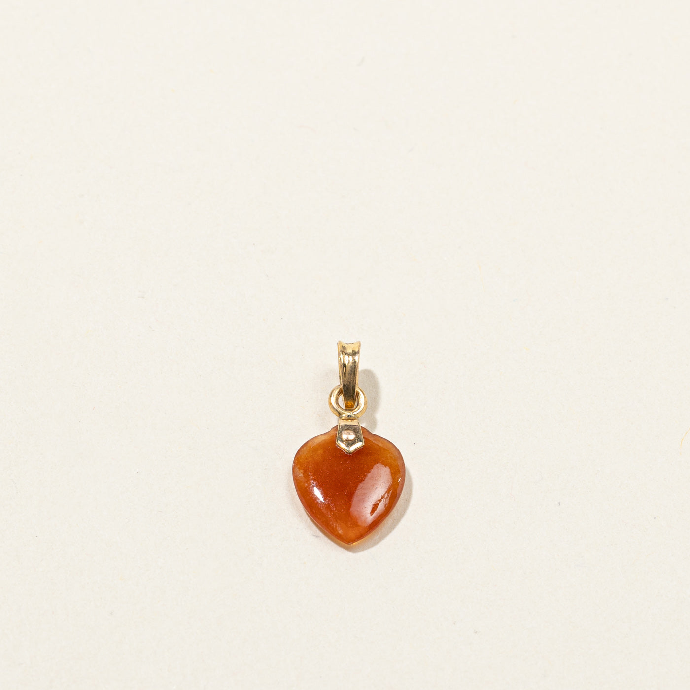 Carnelian Heart Pendant | 1.50ct |