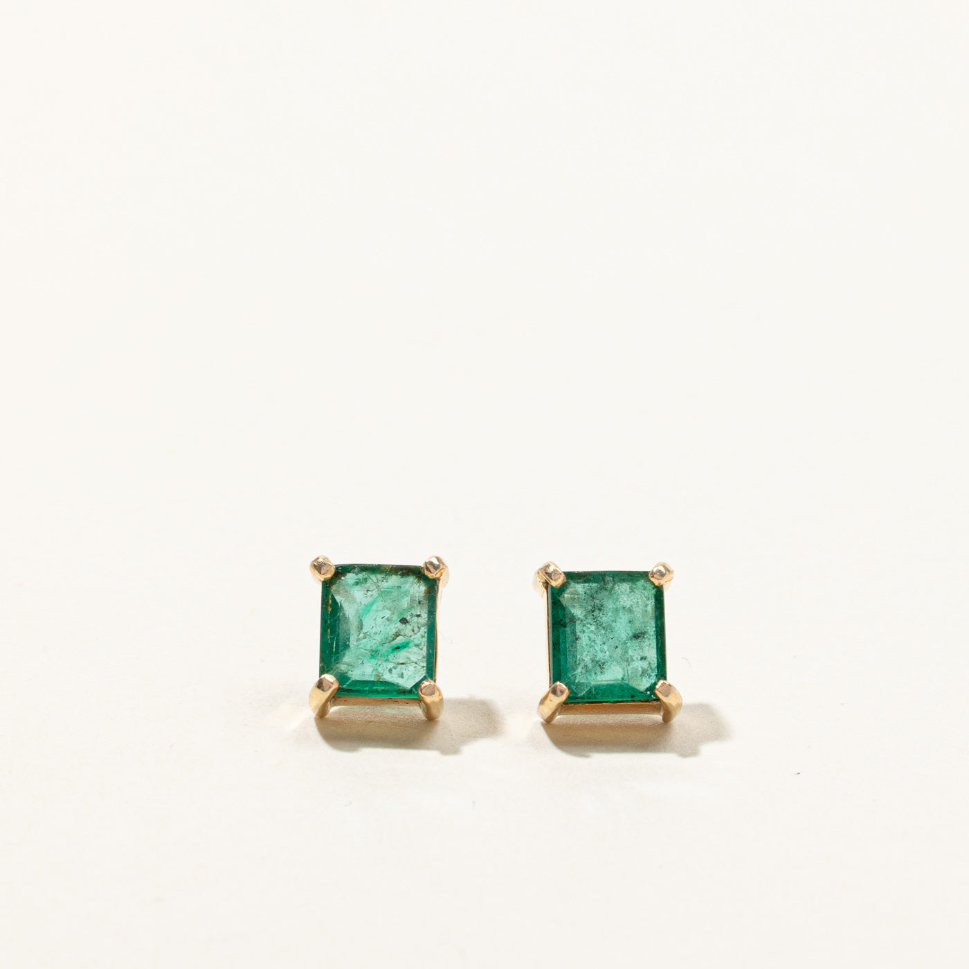 Emerald Stud Earrings | 1.60ctw |