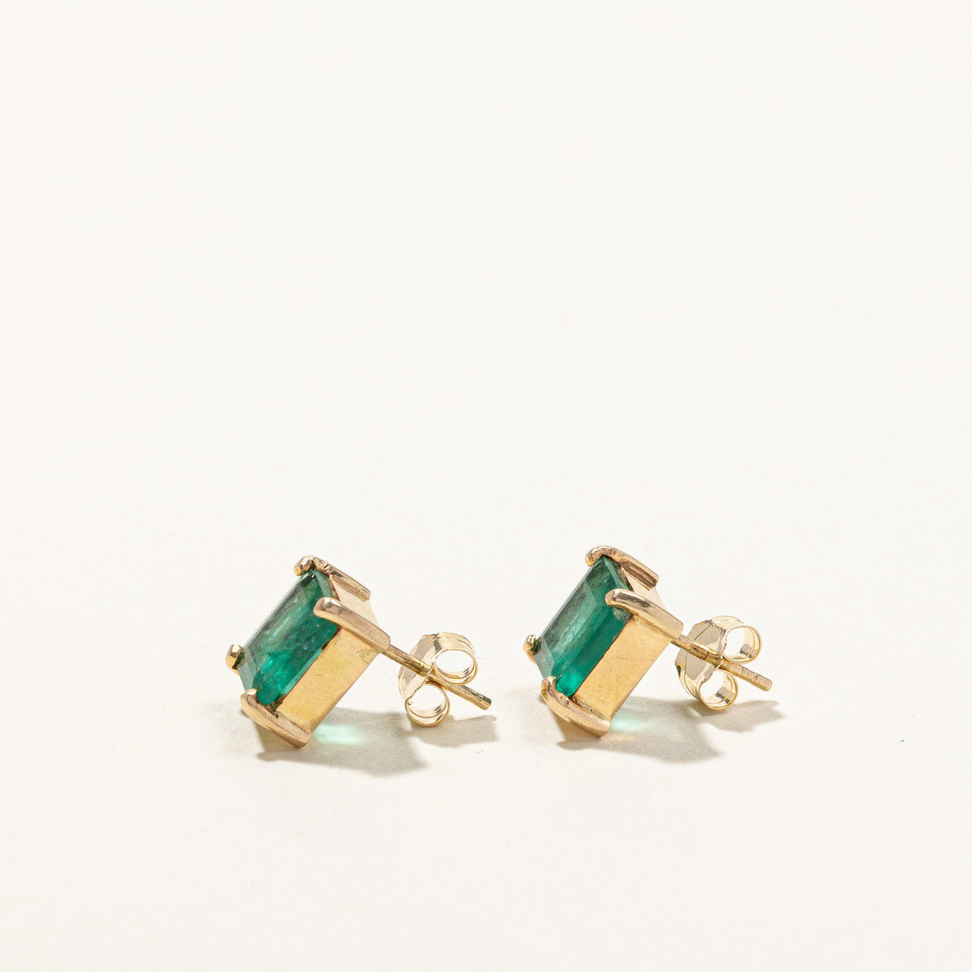 Emerald Stud Earrings | 1.60ctw |