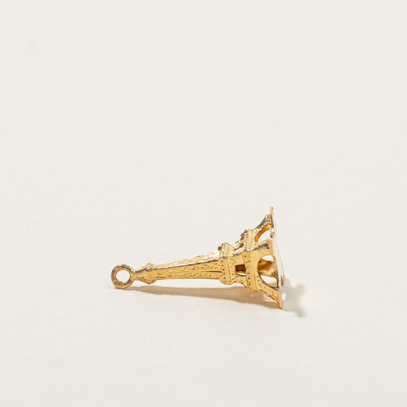 18k Eiffel Tower Gold Charm