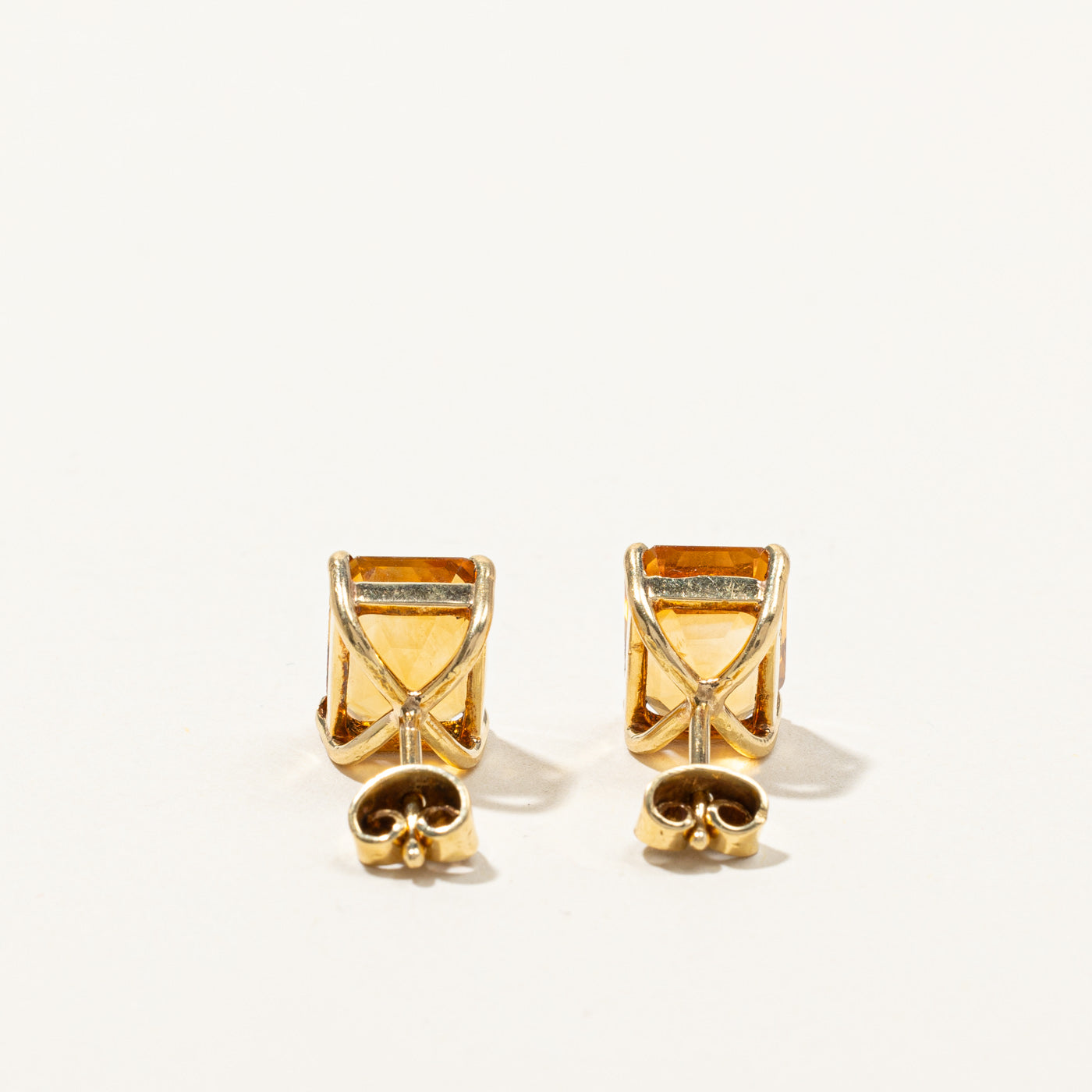 Citrine Stud Earrings | 5.20ctw |