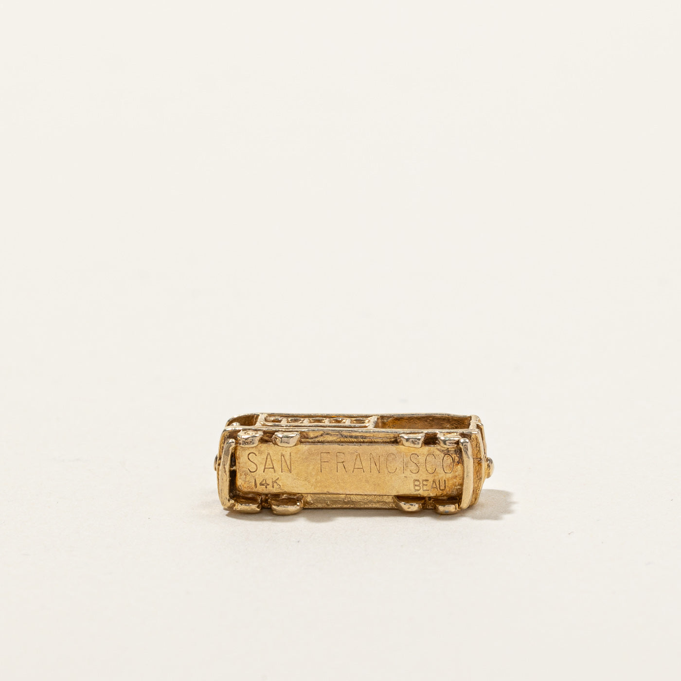 14k San Francisco Cable Car Charm