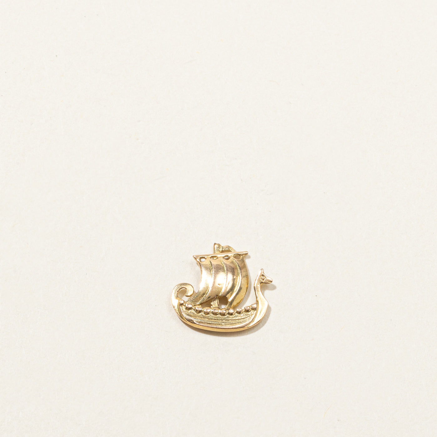 14k Sailing Ship Gold Charm