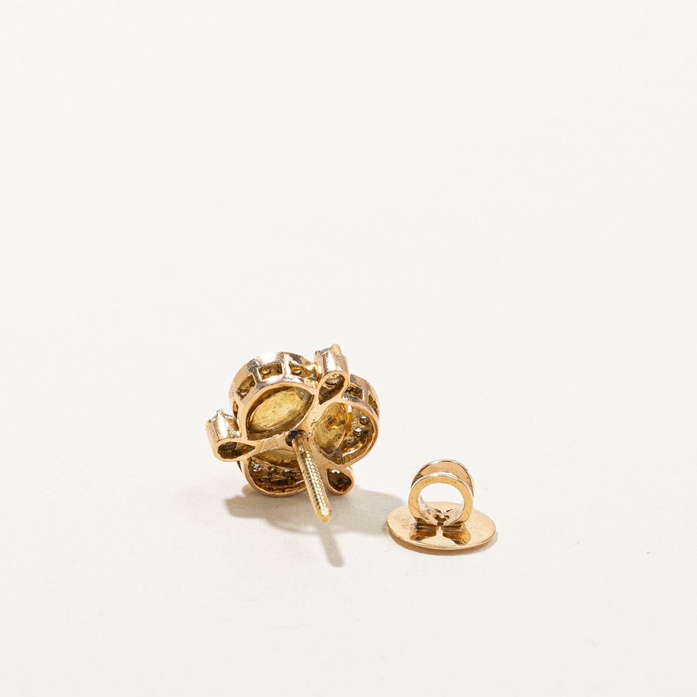 Pearl & Diamond Stud Earrings | 0.30ctw |