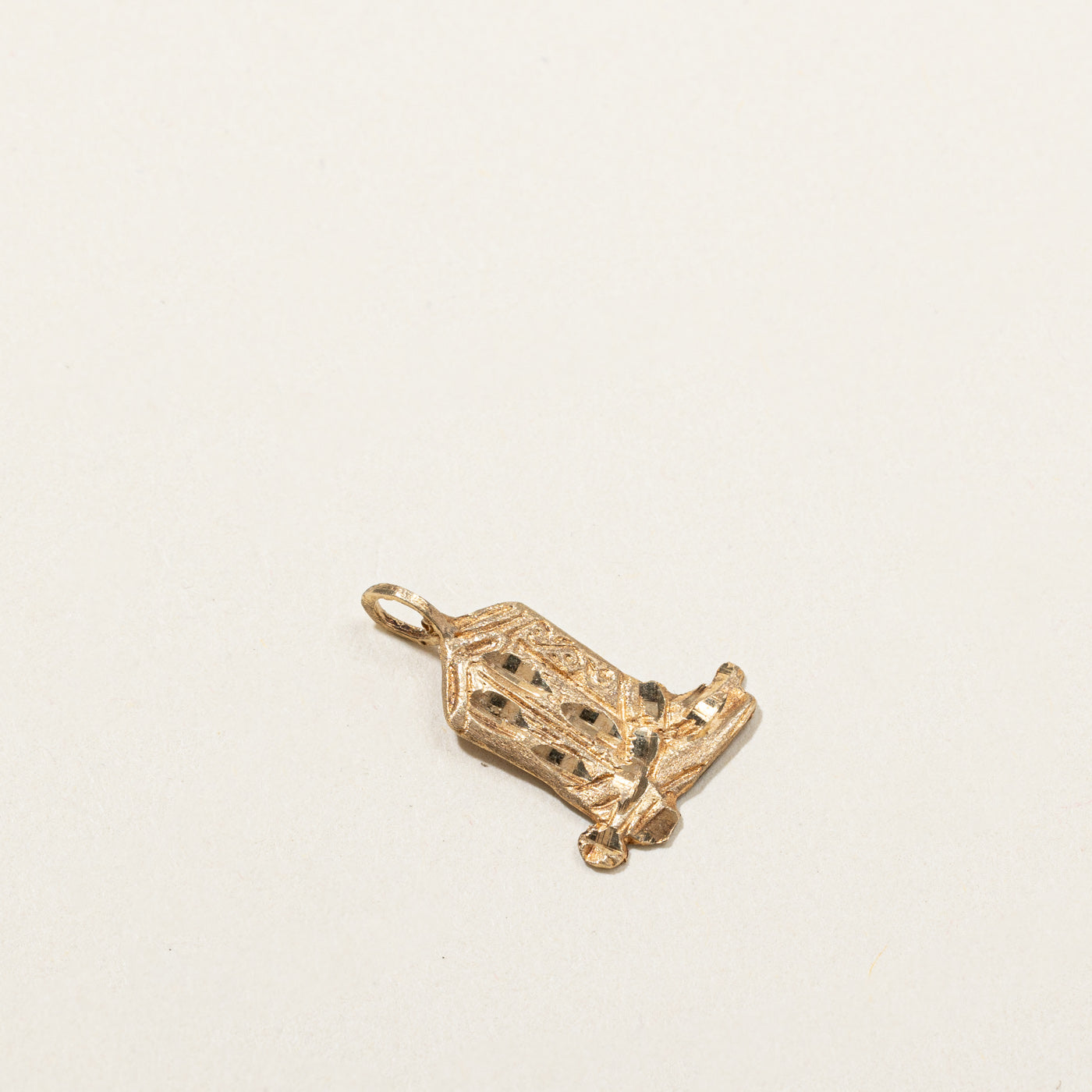 14k Gold Cowboy Shoes Charm