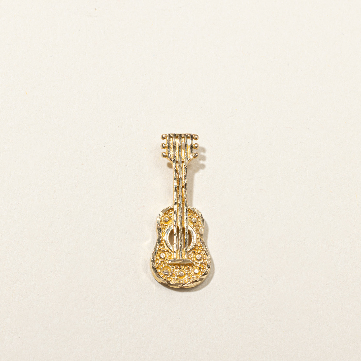 14k Gold Guitar Charm