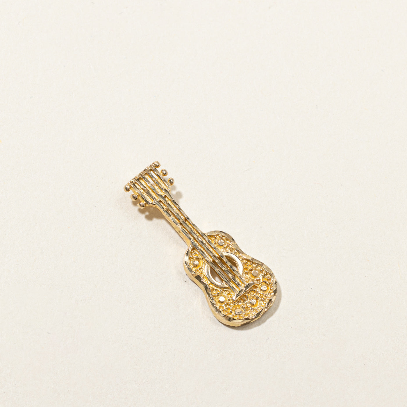 14k Gold Guitar Charm