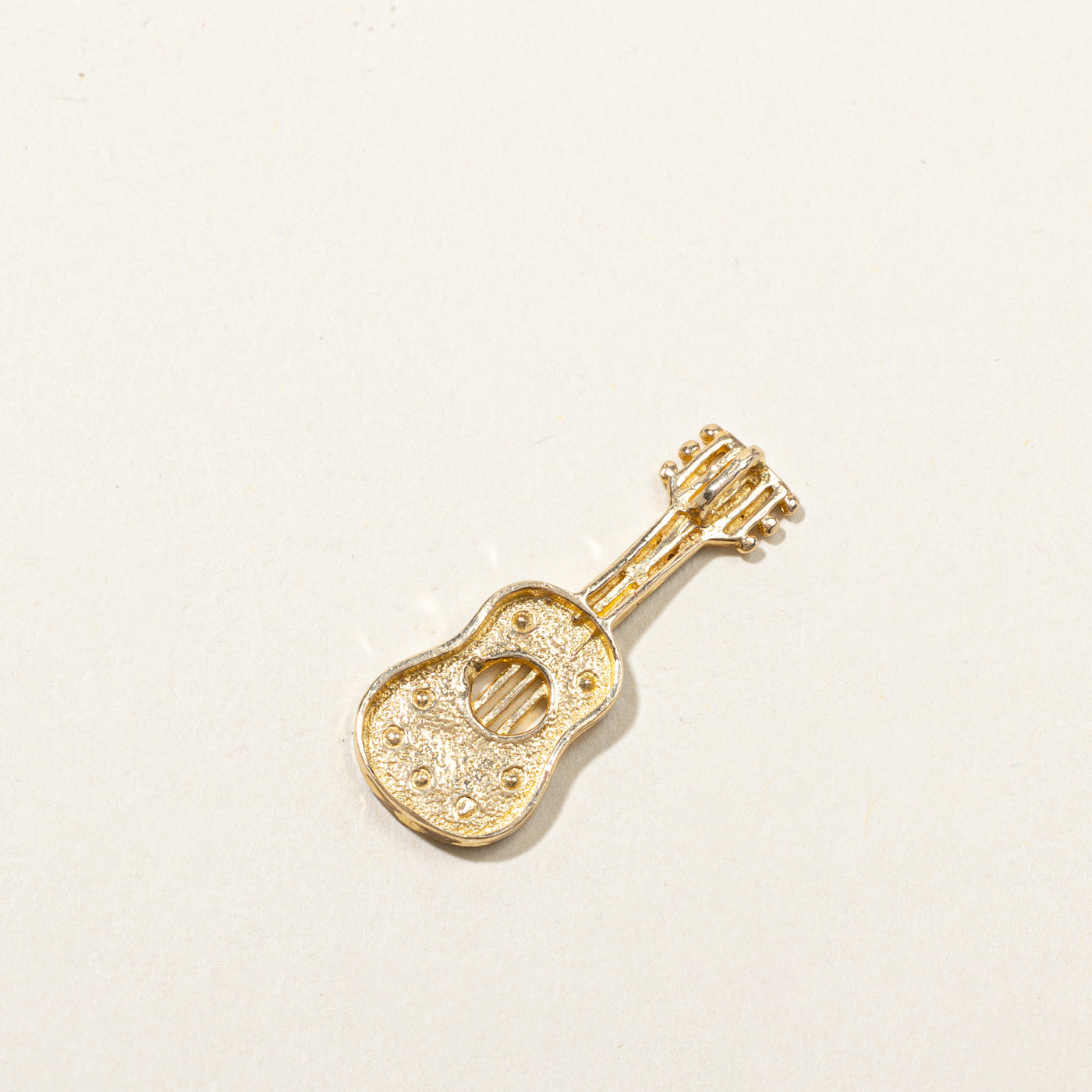 14k Gold Guitar Charm