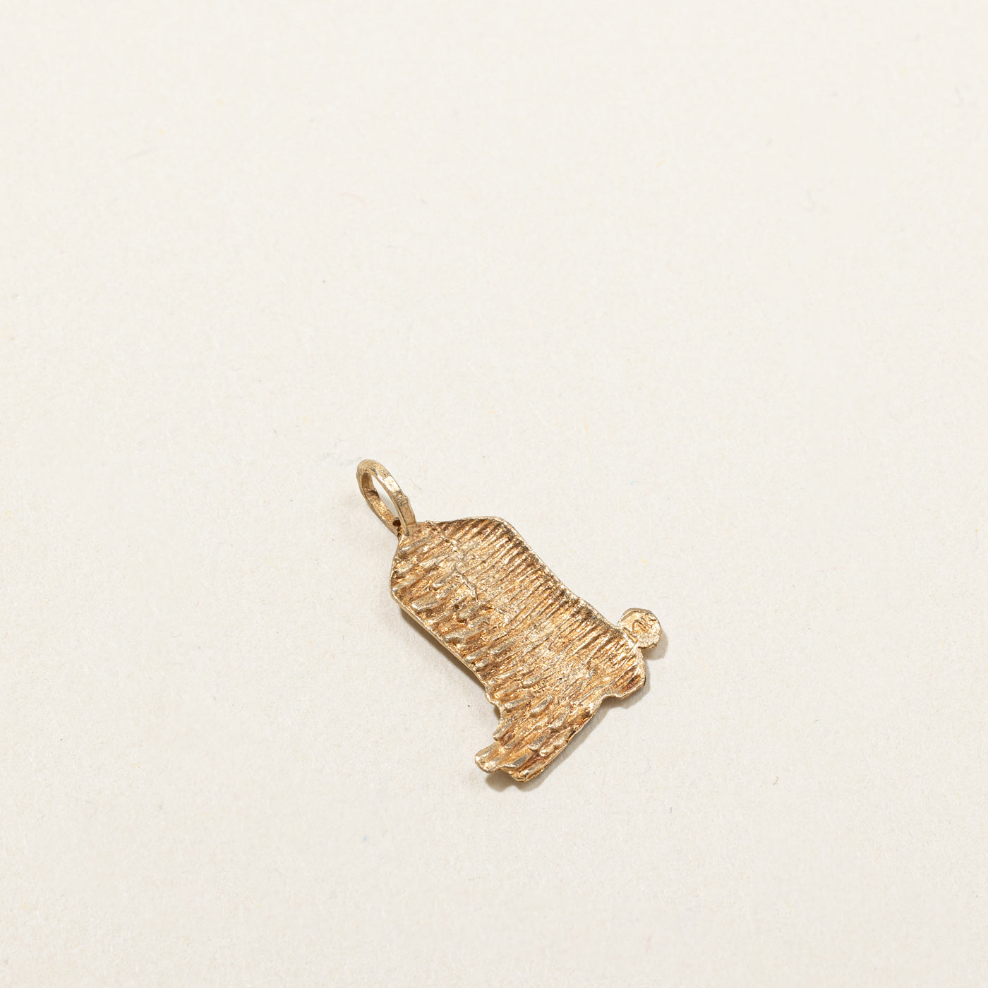 14k Gold Cowboy Shoes Charm