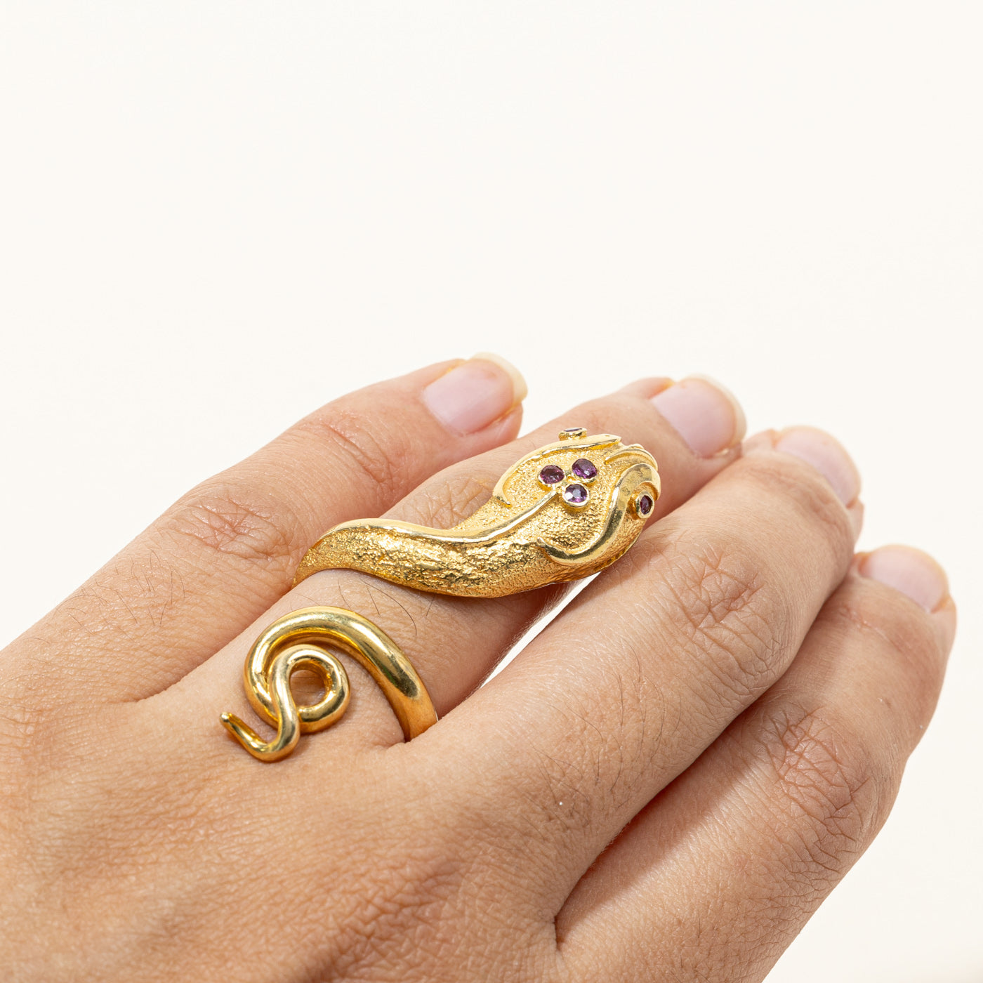 Wrap Snake Ruby Ring | 0.10ctw | SZ 4.75 |