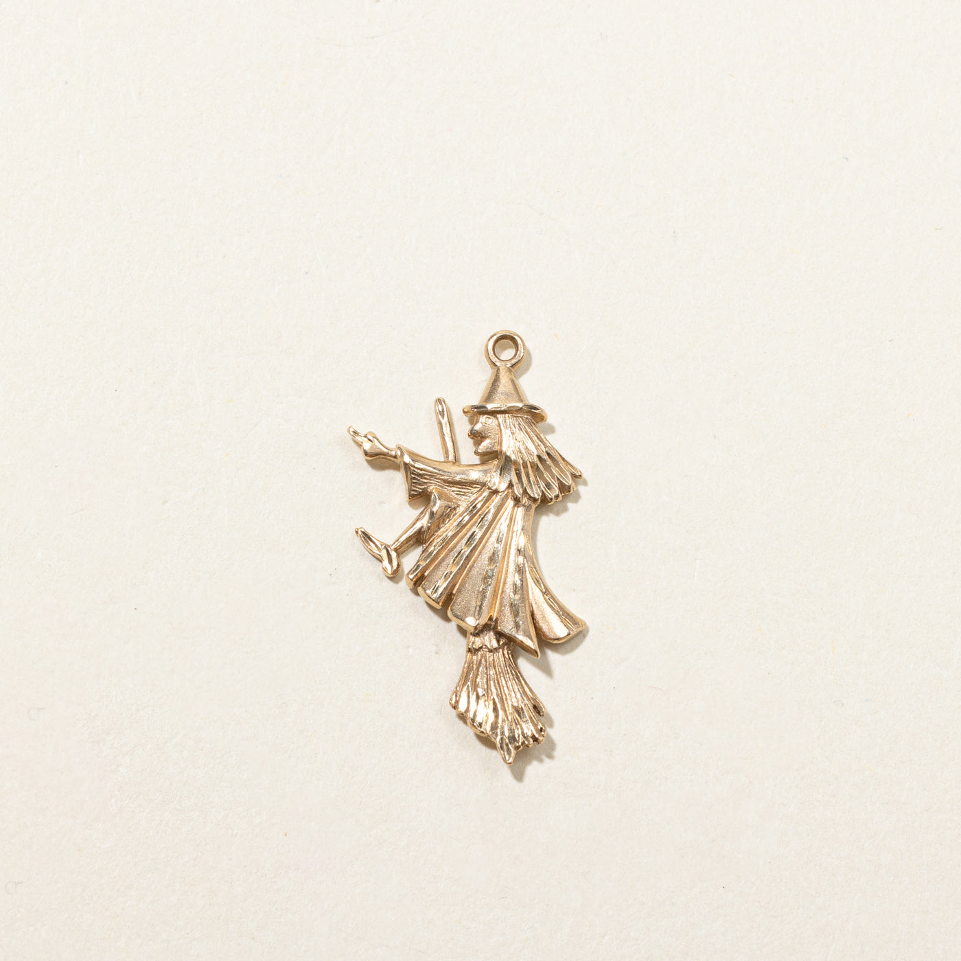 10k Gold Witch Charm