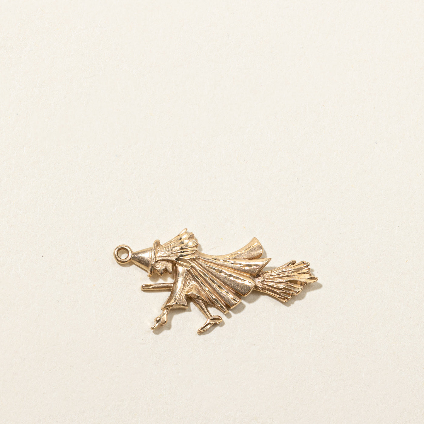 10k Gold Witch Charm