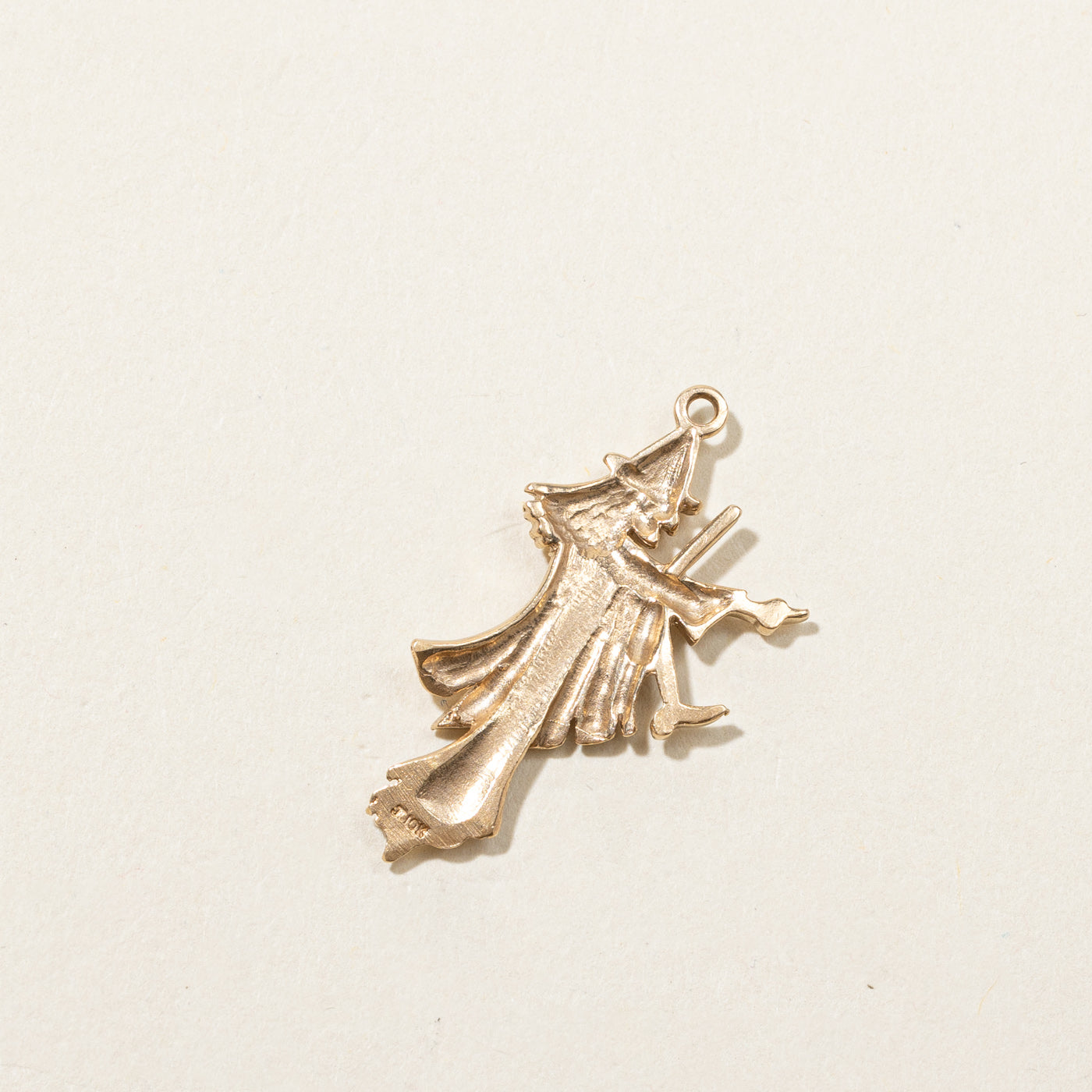 10k Gold Witch Charm