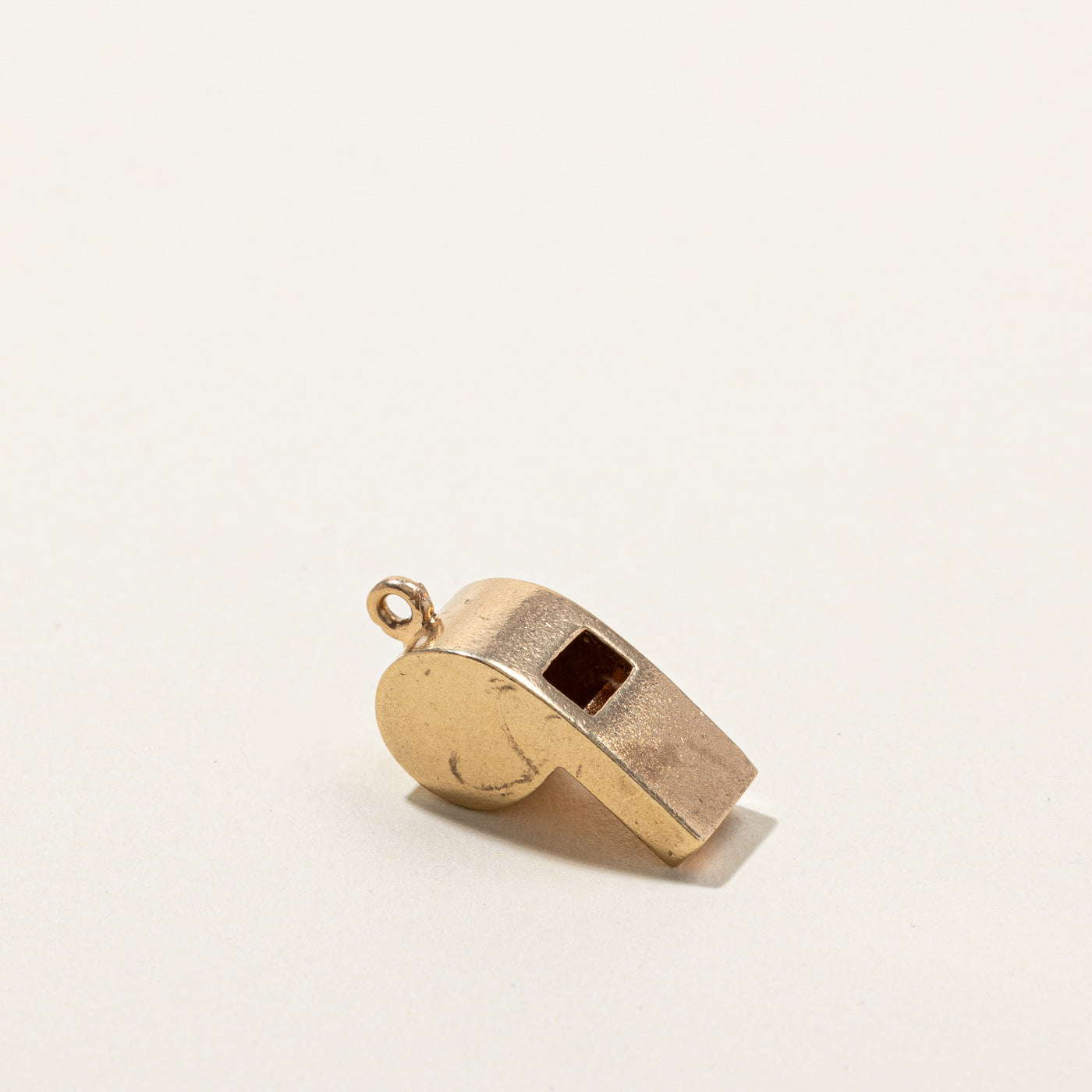 14k Gold Whistle Charm