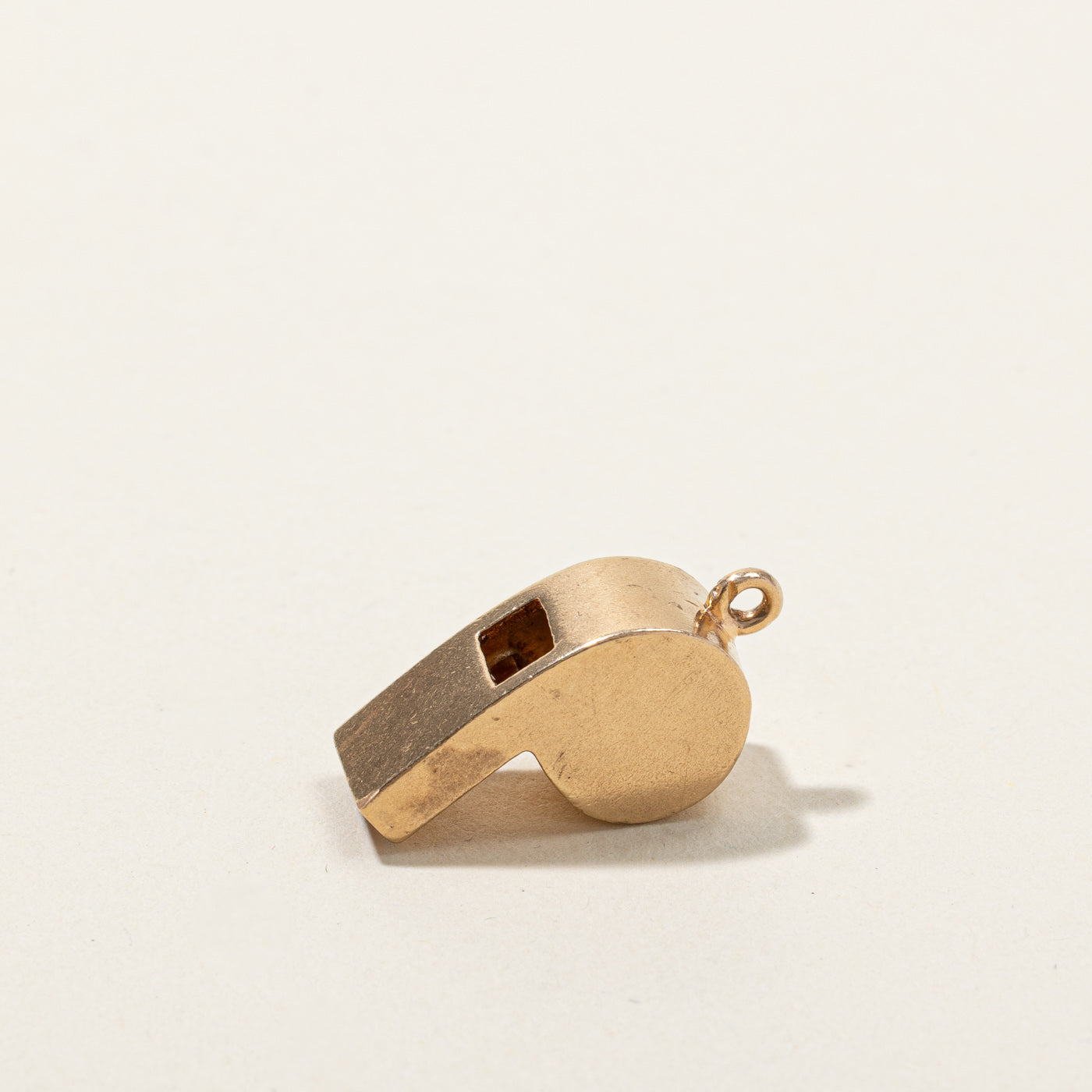 14k Gold Whistle Charm
