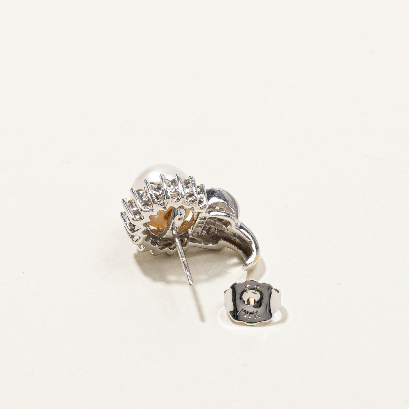Pearl & Diamond Earrings | 0.33ctw |
