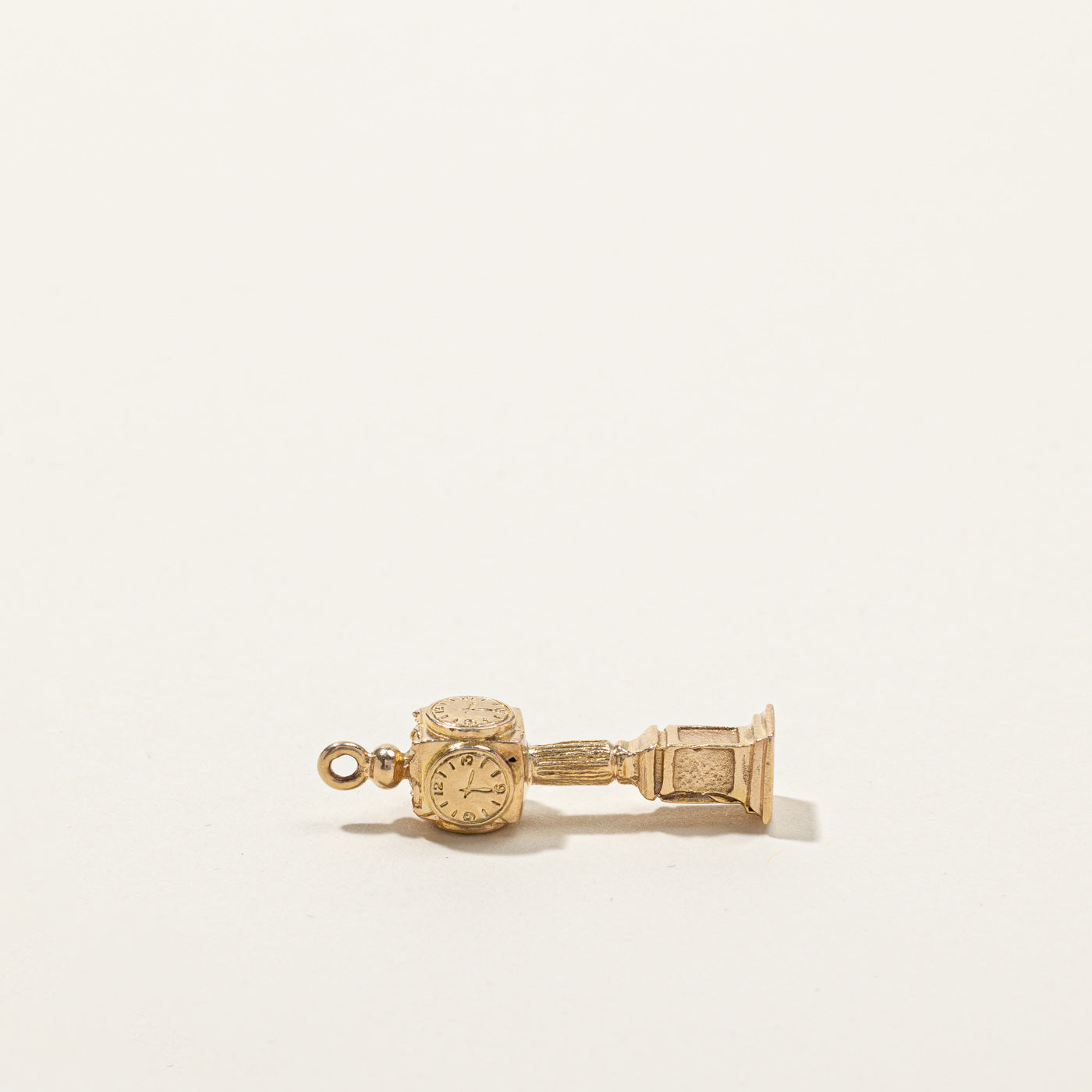 Birks' 10k Gold Tower Clock Charm