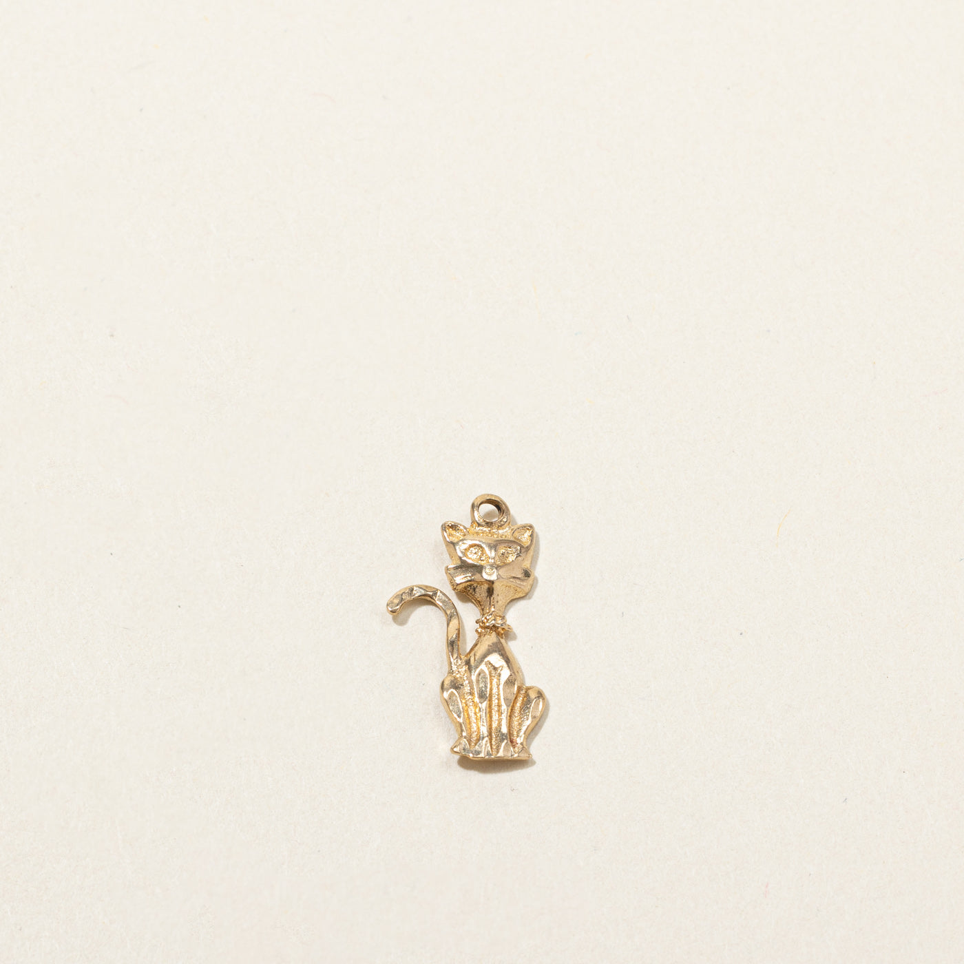 10k Gold Cat Charm
