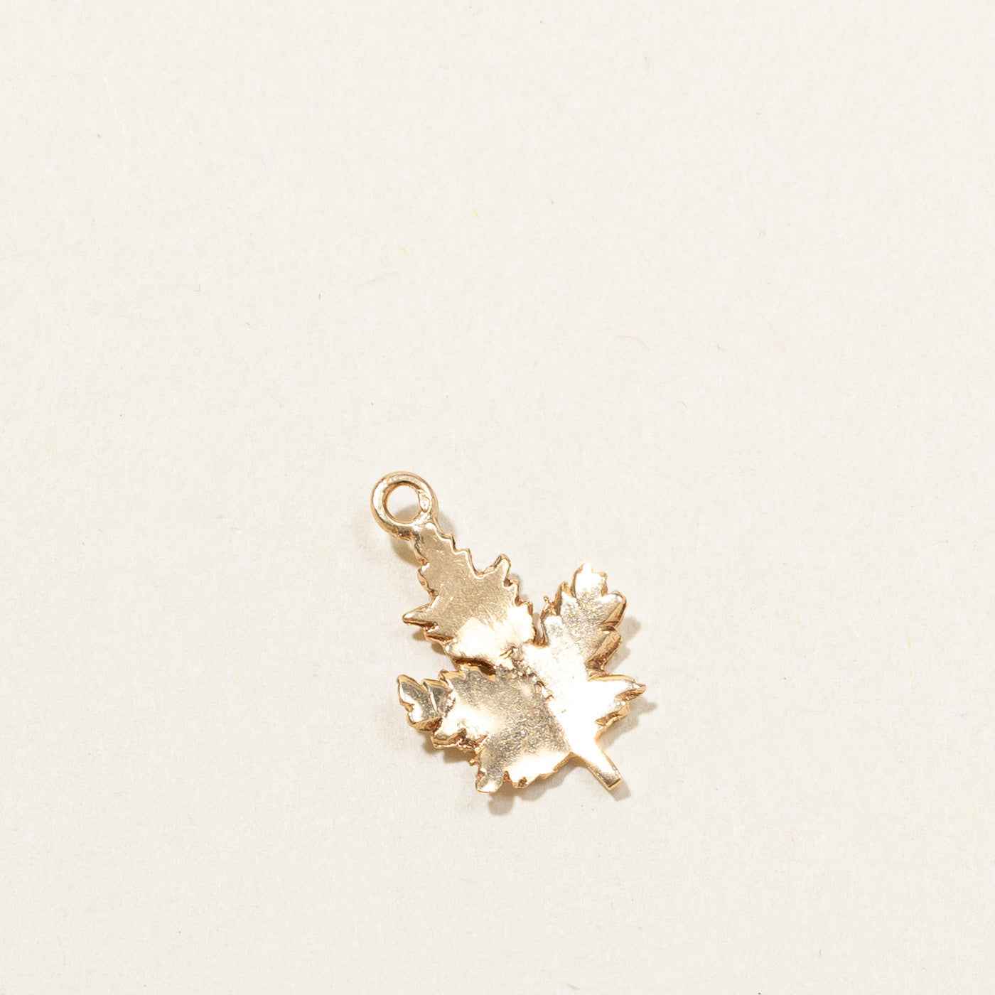 Gold Maple Leaf Charm