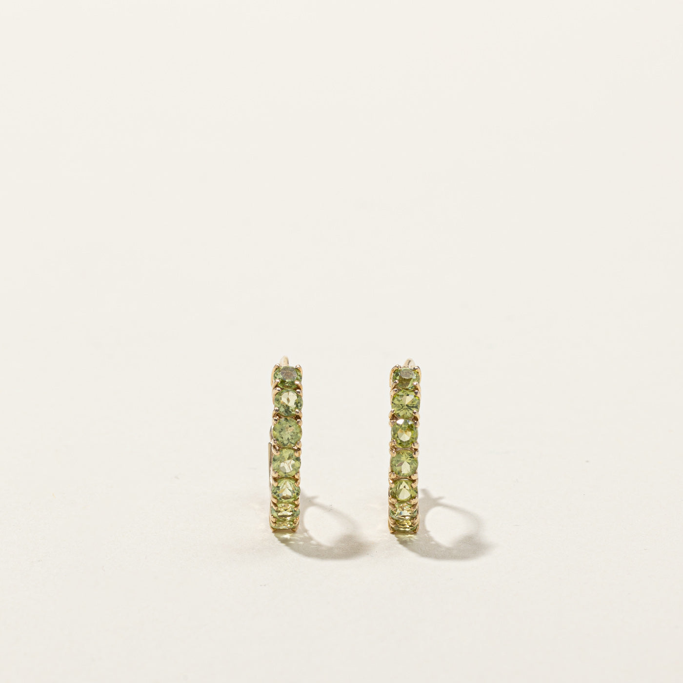 Peridot Huggie Earrings | 1.25ctw |