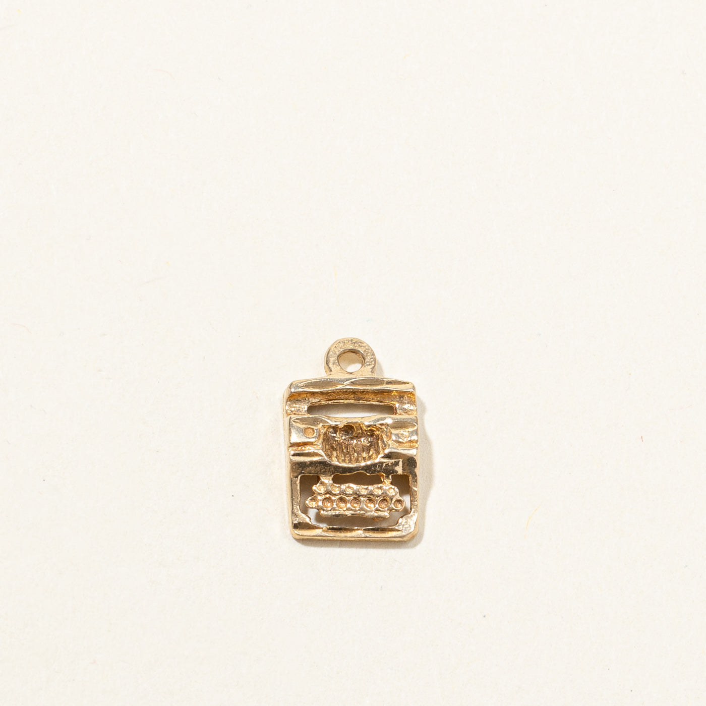 10k Gold Typewriter Charm