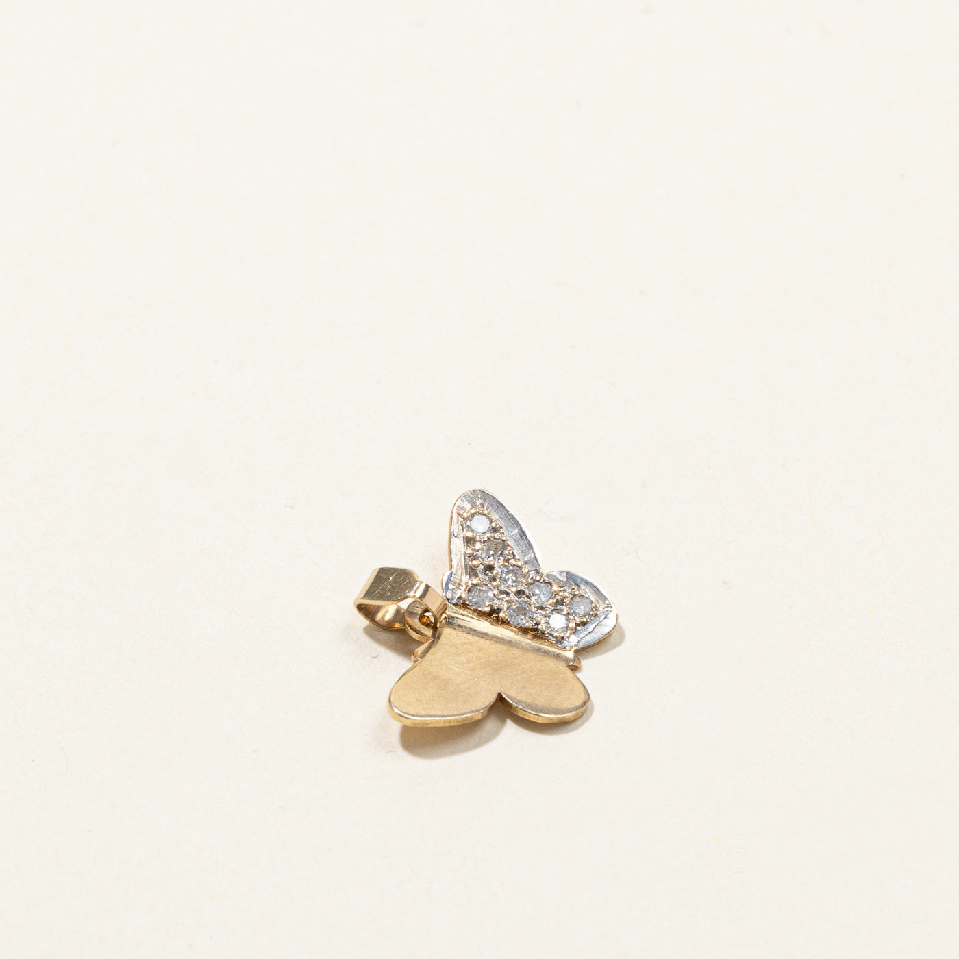Diamond Butterfly Pendant | 0.08ctw |