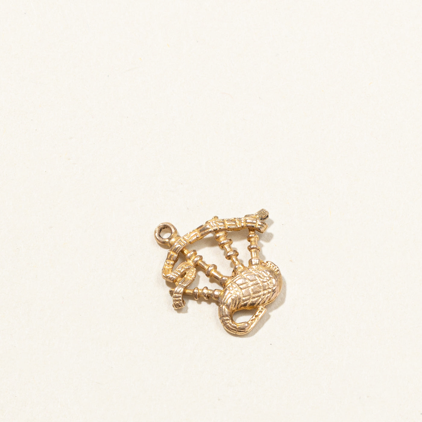 1953 Birmingham 9k Gold Bagpipe Charm