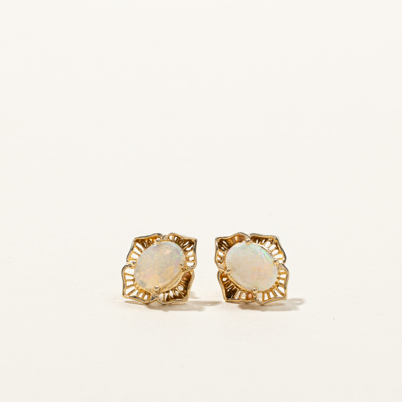 Opal Stud Earrings | 1.20ctw |