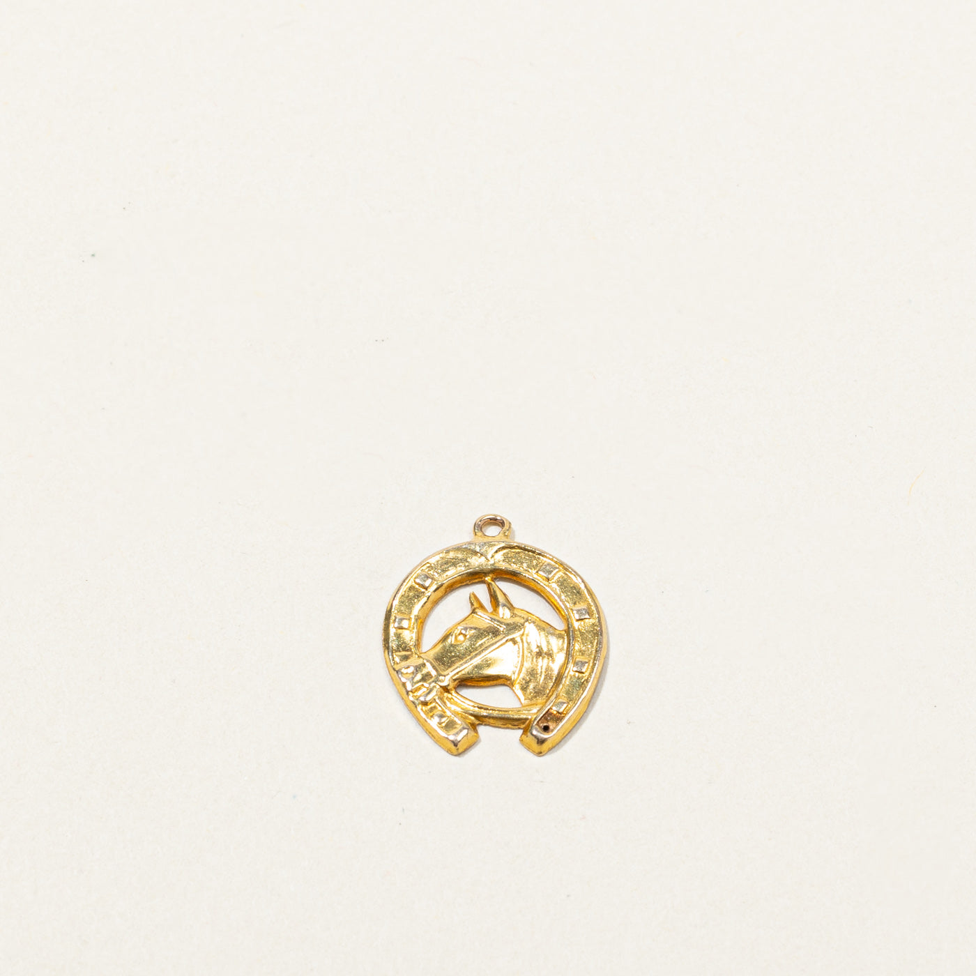 1960 London 9k Horseshoe Gold Charm