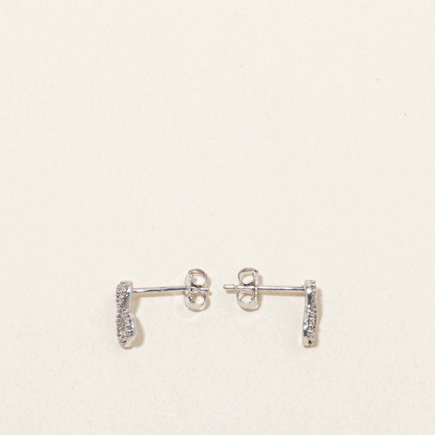 Diamond Heart Earrings | 0.12ctw |